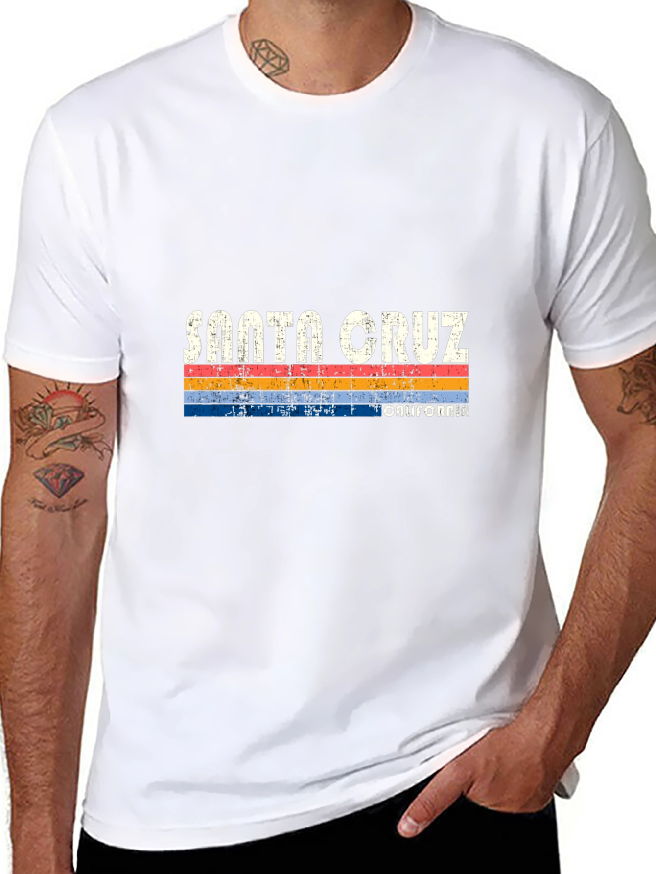 Santa Cruz California Retro T-Shirt
