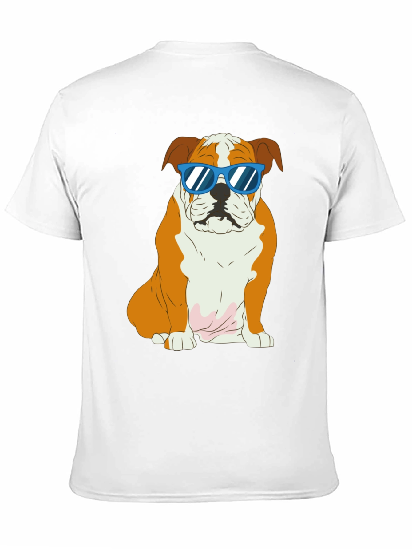 Cool Bulldog Graphic T-Shirt - Black