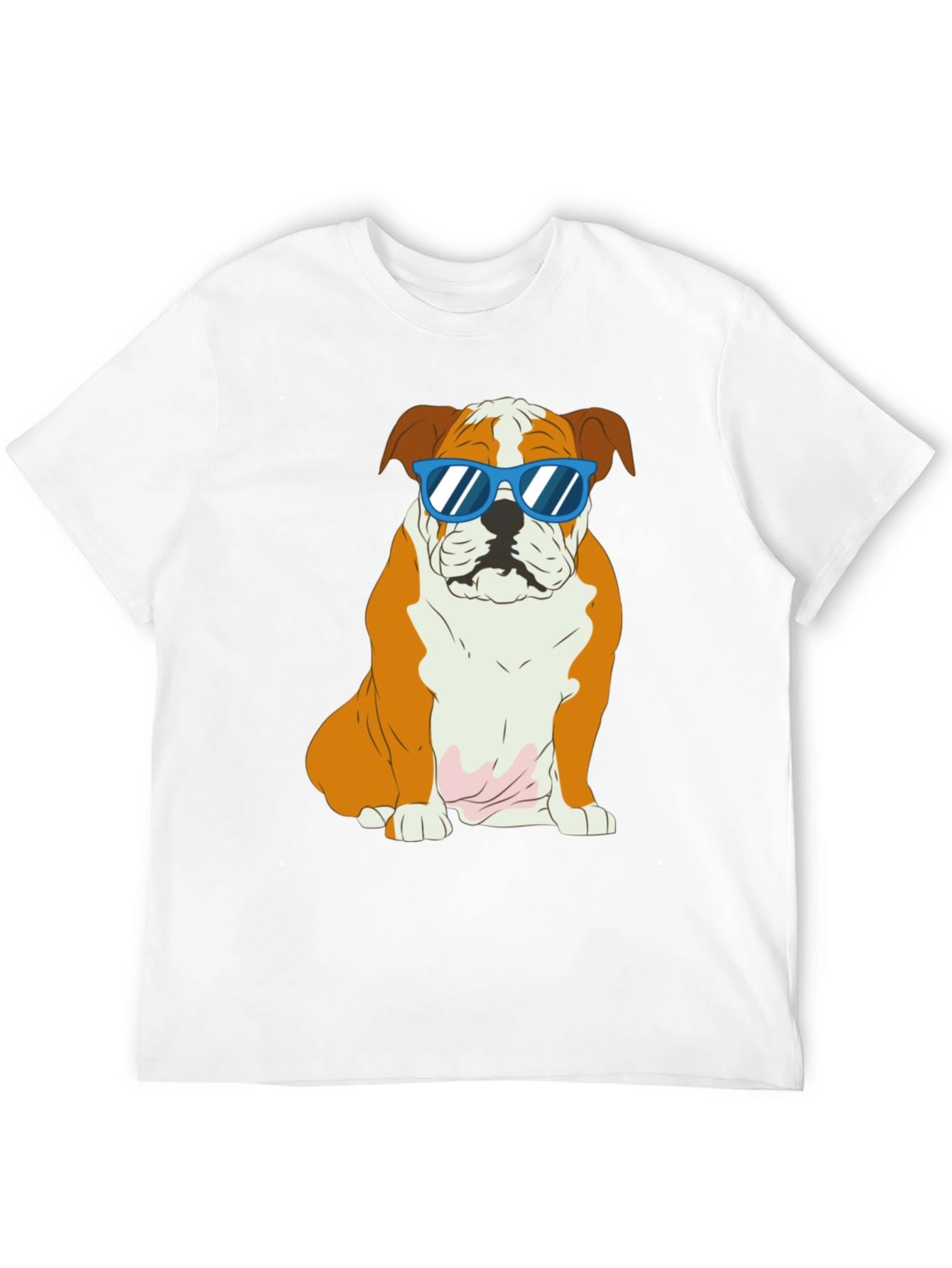 Cool Bulldog Graphic T-Shirt - Black