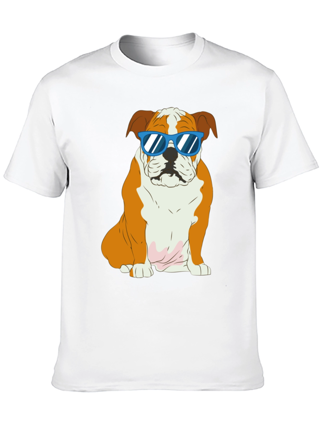 Cool Bulldog Graphic T-Shirt - Black