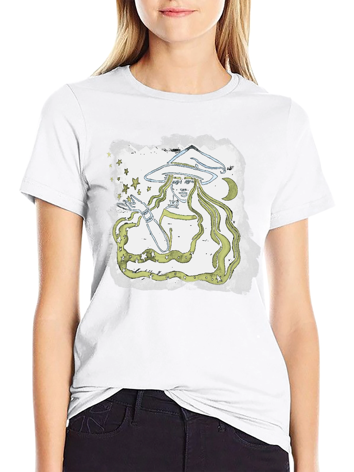 Witch Graphic Tee - Mystical Unisex T-Shirt