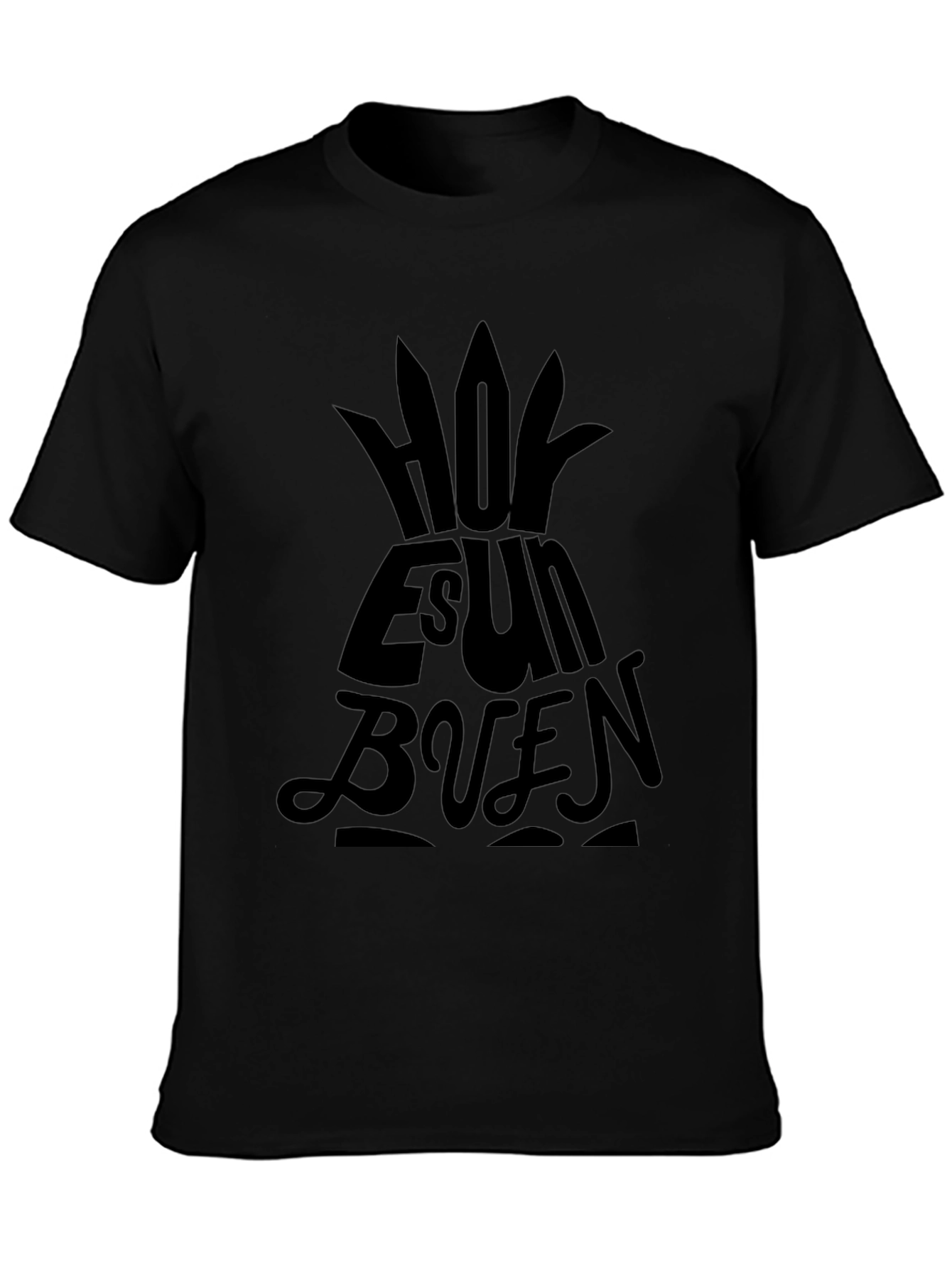 Stylish Black Hoy Es Un Buen T-Shirt