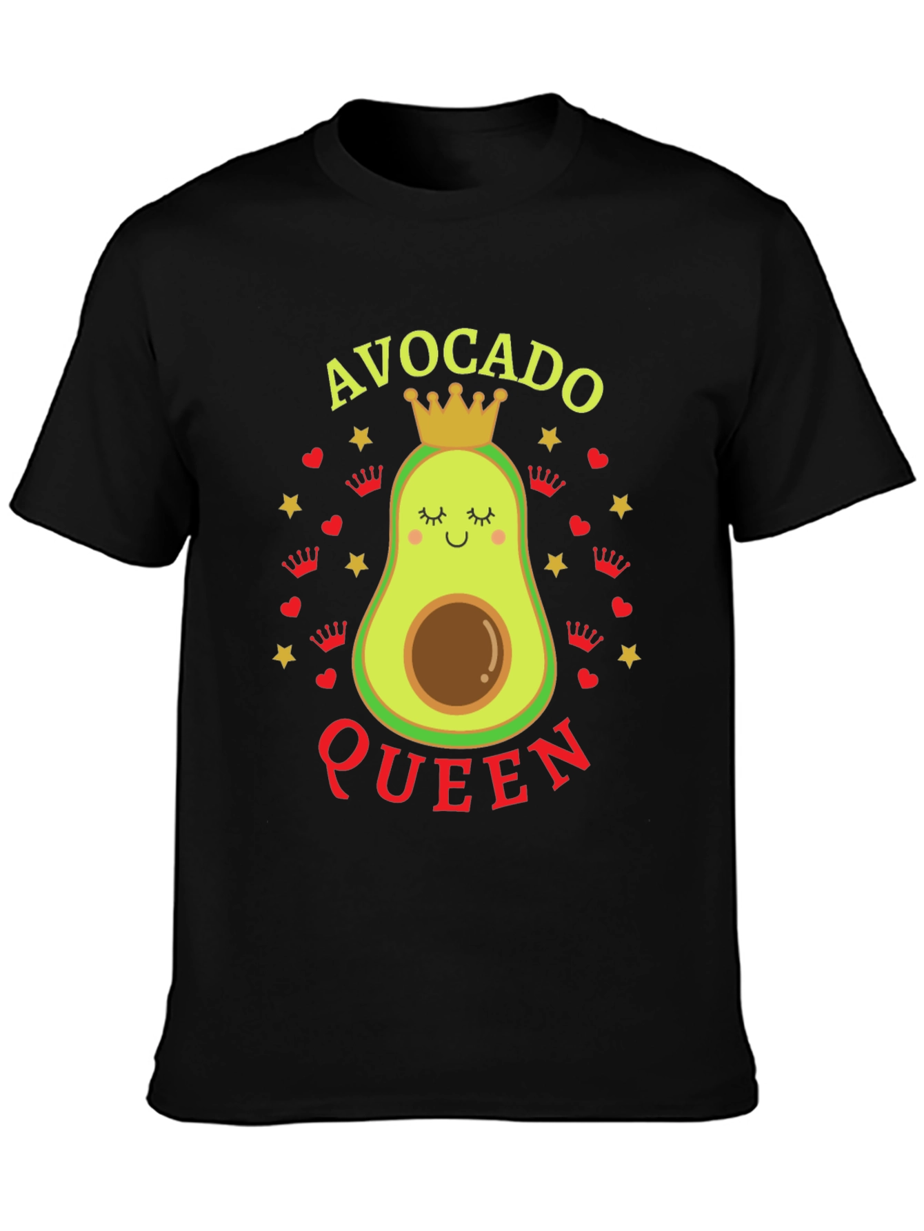 Avocado Queen T-Shirt - Fun Graphic Tee