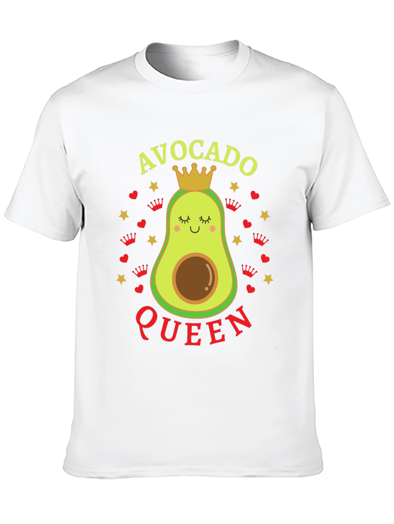 Avocado Queen T-Shirt - Fun Graphic Tee