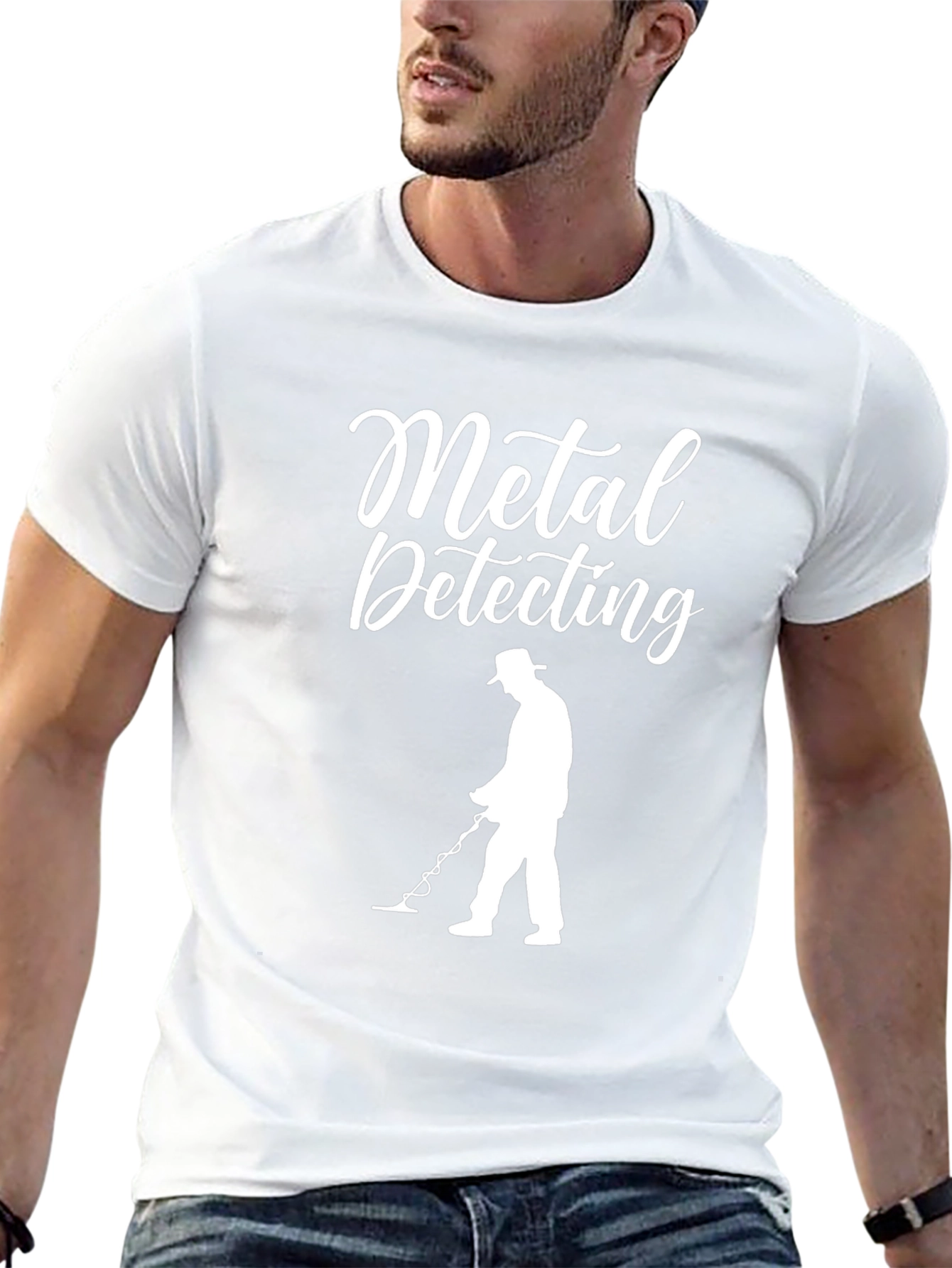 Metal Detecting Black T-Shirt