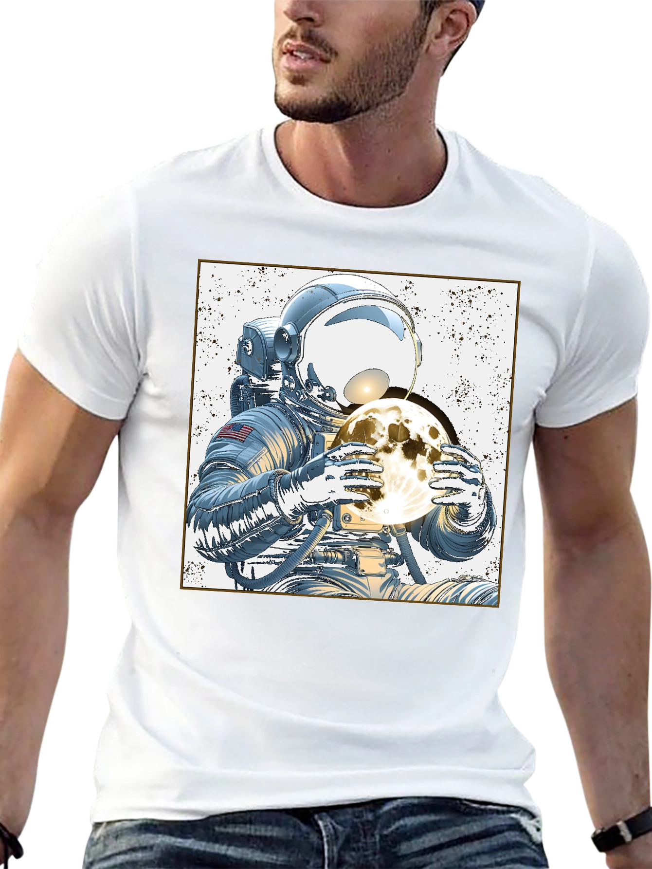 Astronaut Moon T-Shirt