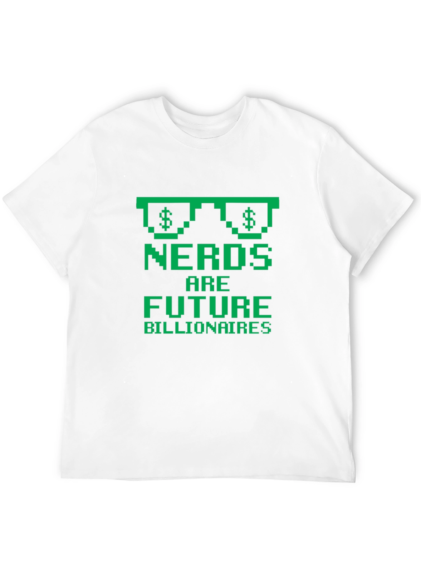 Nerds are Future Billionaires Black T-Shirt