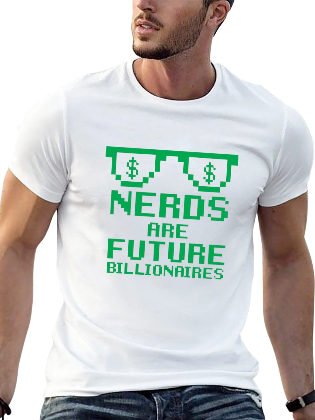 Nerds are Future Billionaires Black T-Shirt