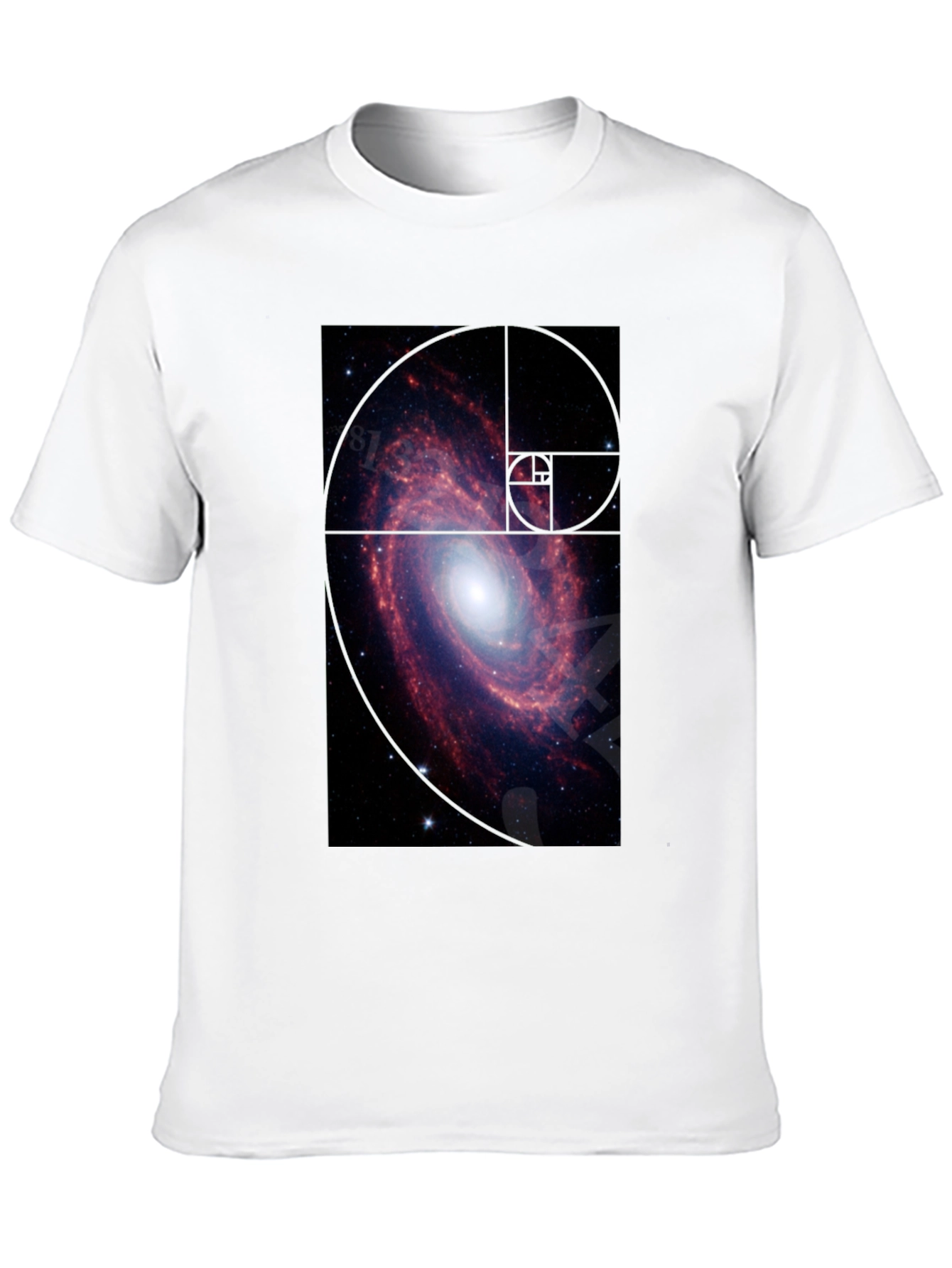 Galaxy Spiral T-Shirt - Black Cotton Tee