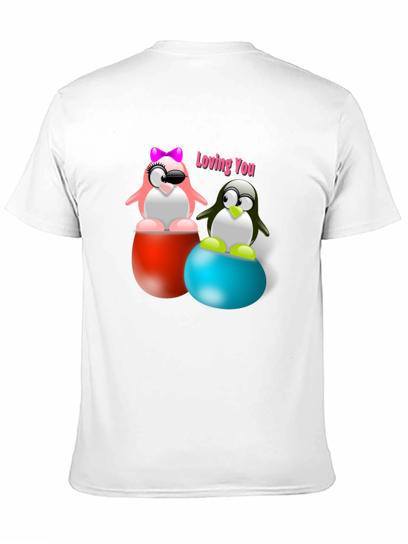 Loving Penguins Graphic T-Shirt - Stylish & Unique