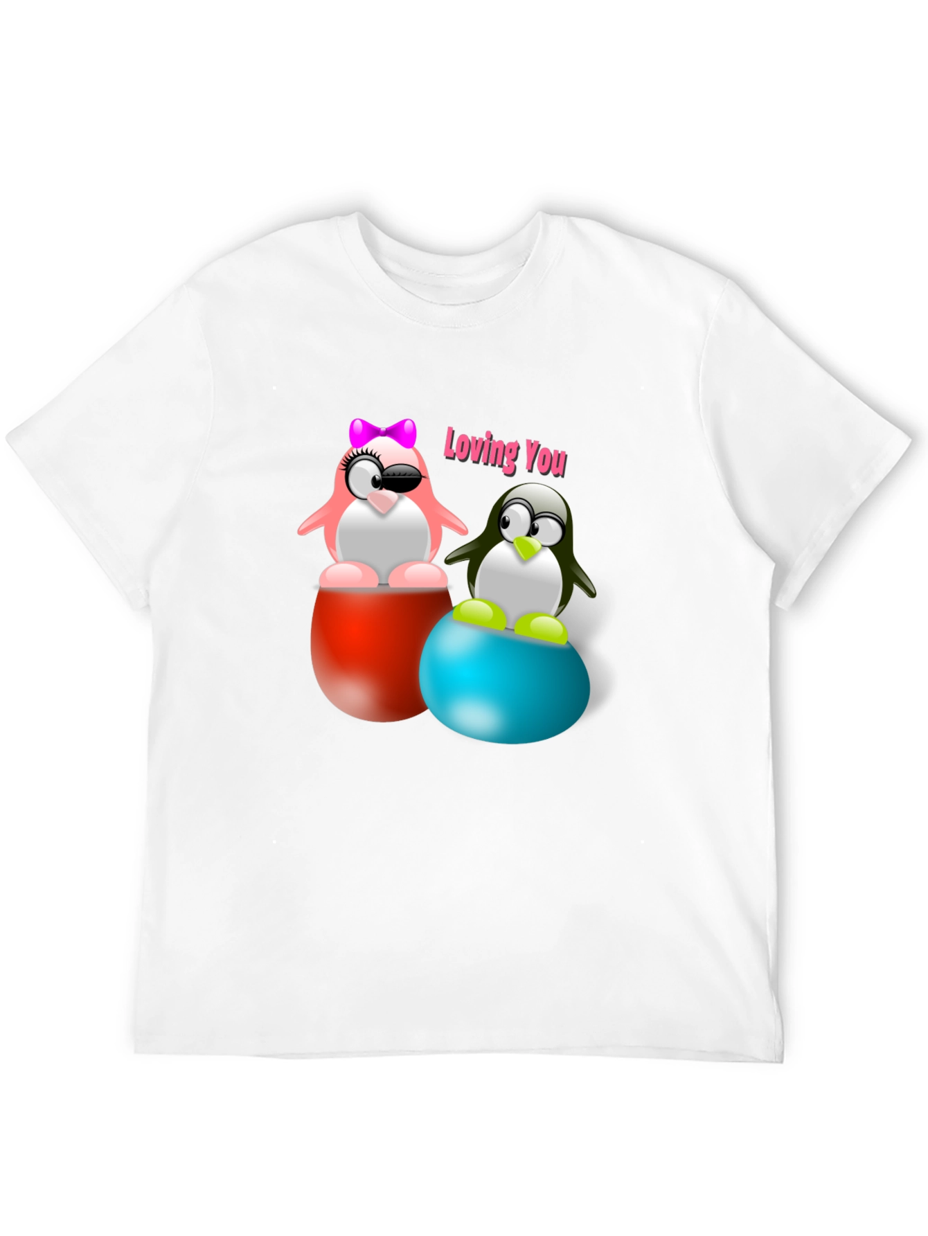 Loving Penguins Graphic T-Shirt - Stylish & Unique