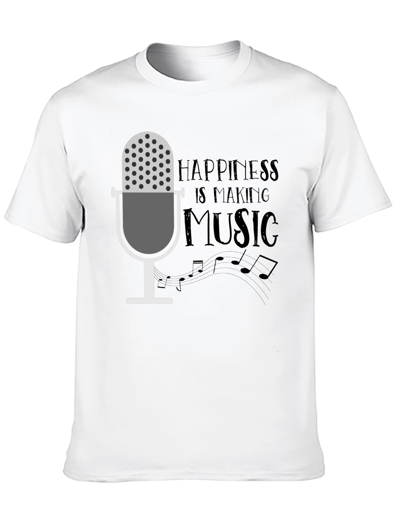 Happiness is Making Music Graphic Tee
