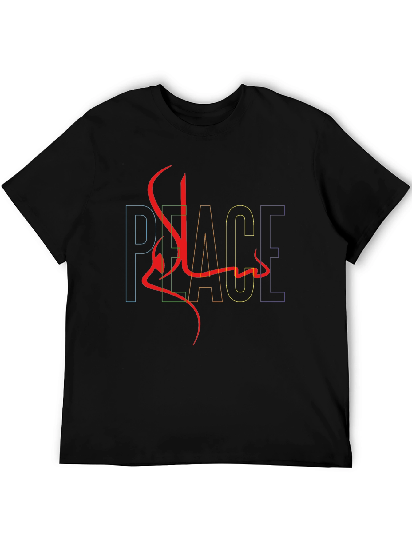 Peace Salam Graphic Tee - Black Unisex Shirt