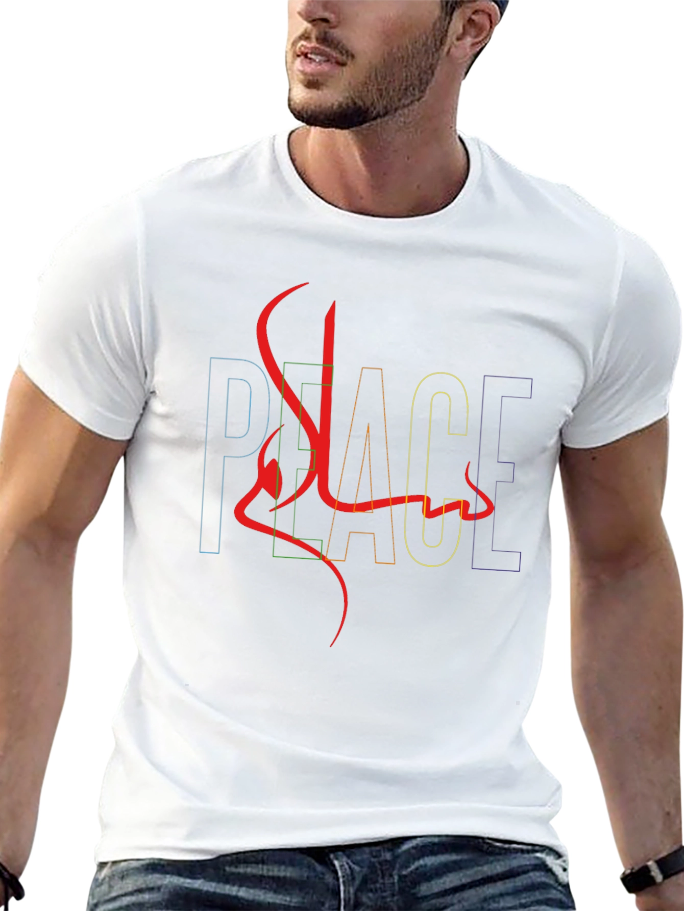 Peace Salam Graphic Tee - Black Unisex Shirt