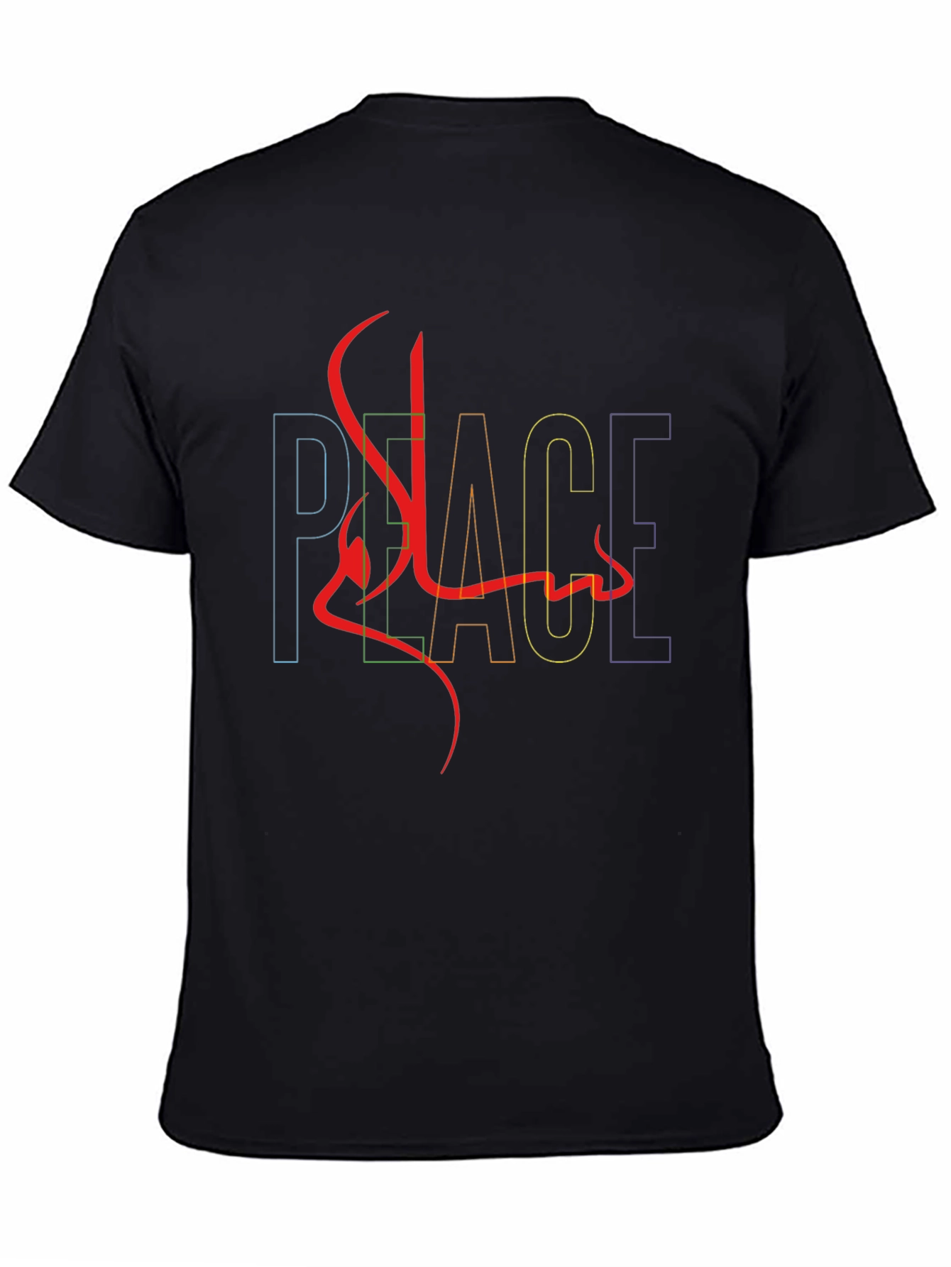 Peace Salam Graphic Tee - Black Unisex Shirt