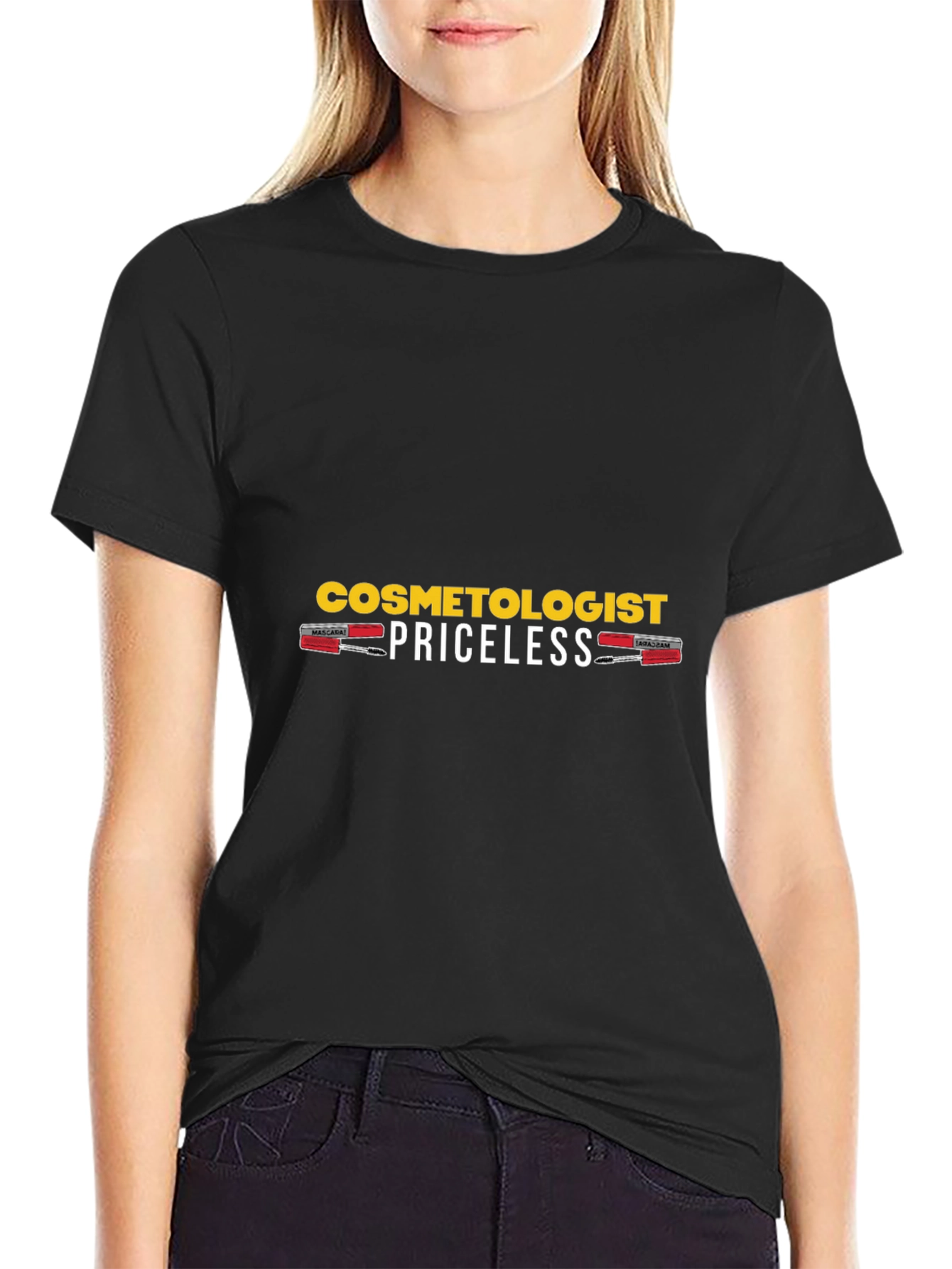 Cosmetologist Priceless Black T-Shirt