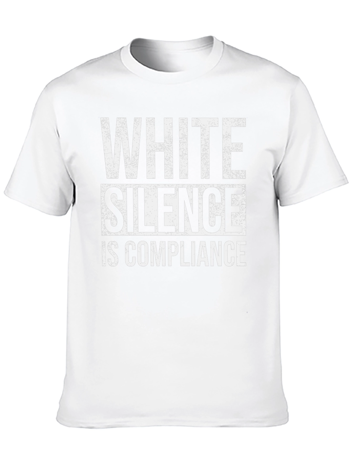 White Silence is Compliance T-Shirt