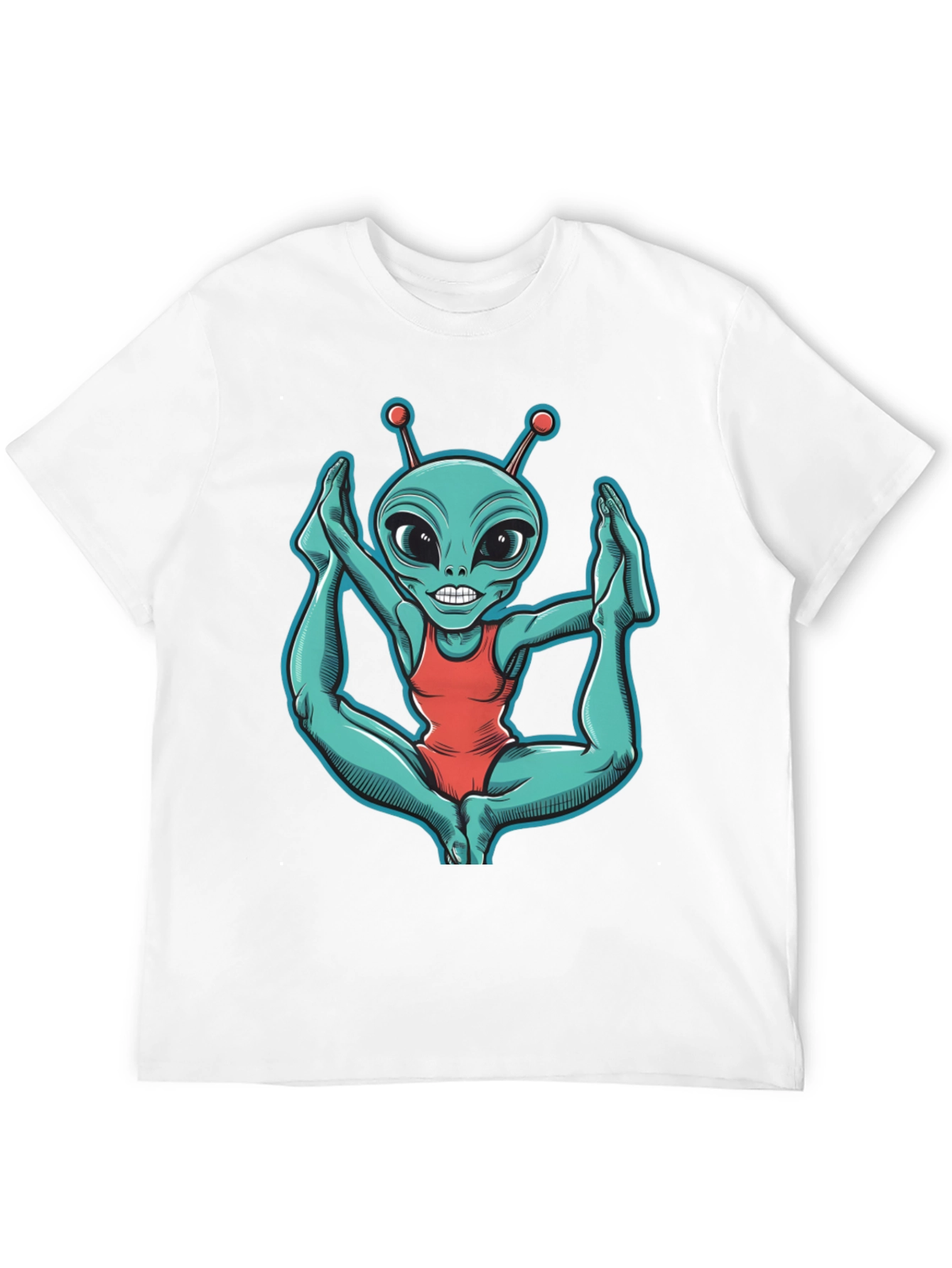 Alien Yoga T-Shirt - Funny Extraterrestrial Tee