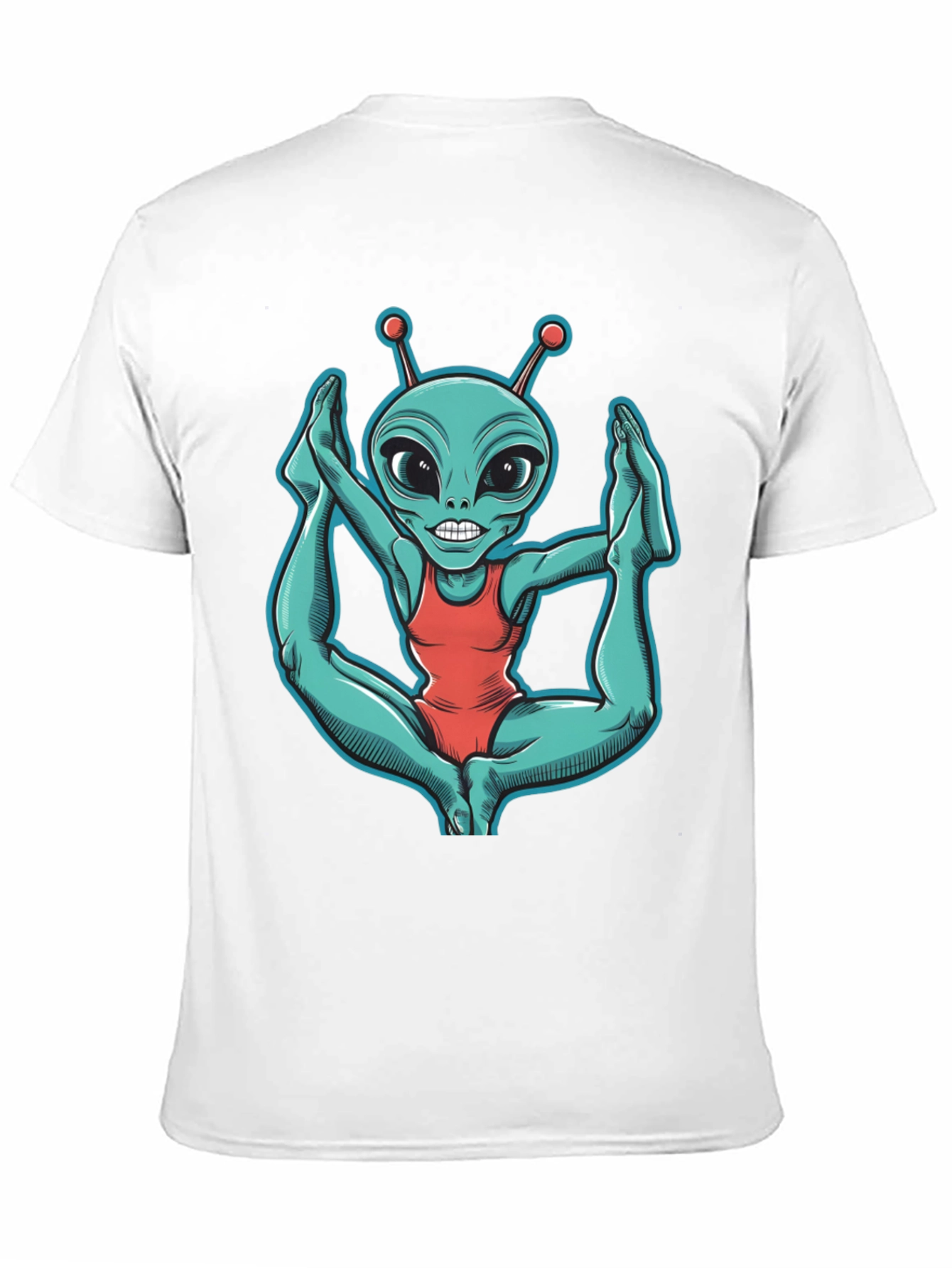 Alien Yoga T-Shirt - Funny Extraterrestrial Tee