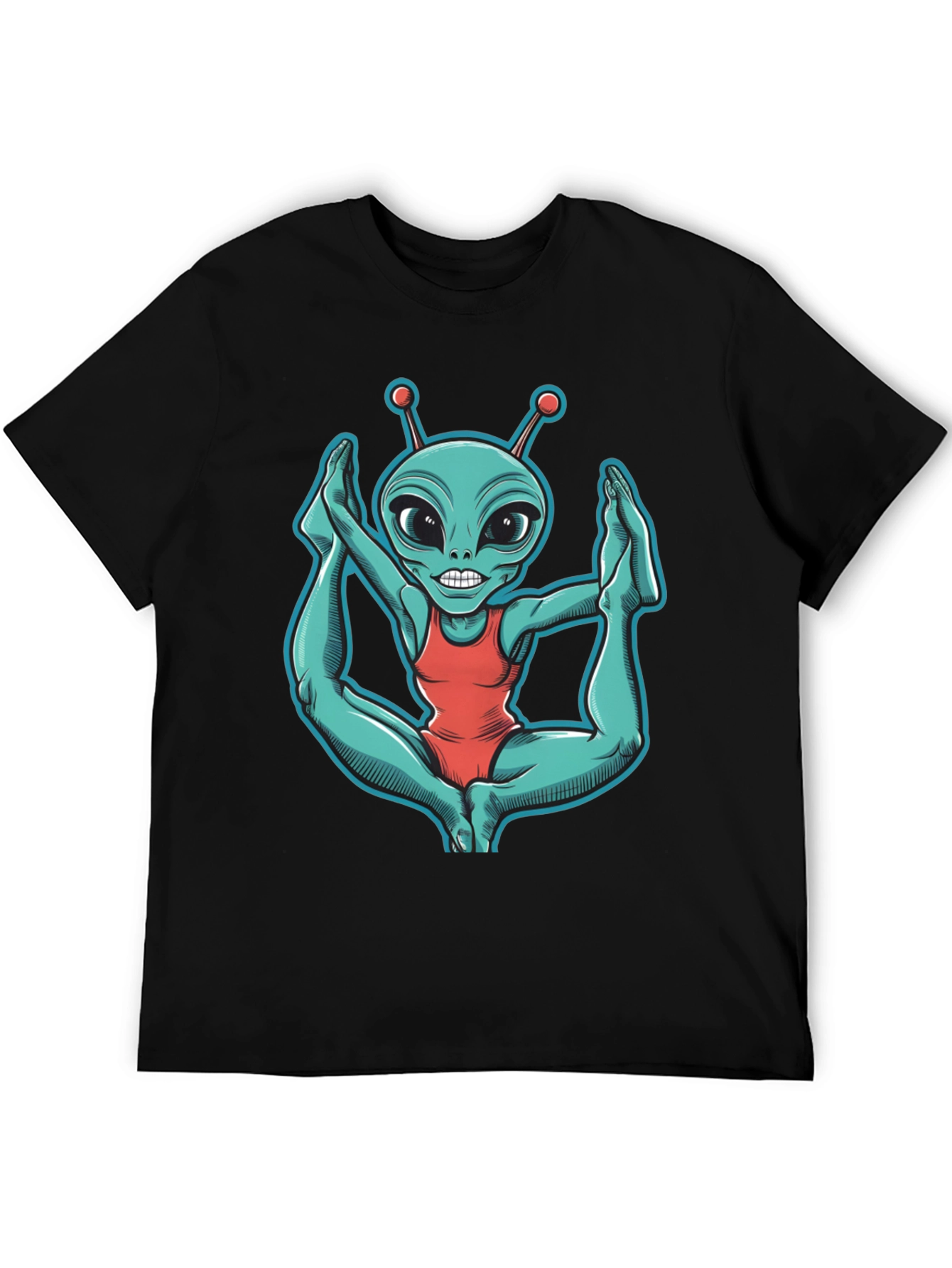 Alien Yoga T-Shirt - Funny Extraterrestrial Tee