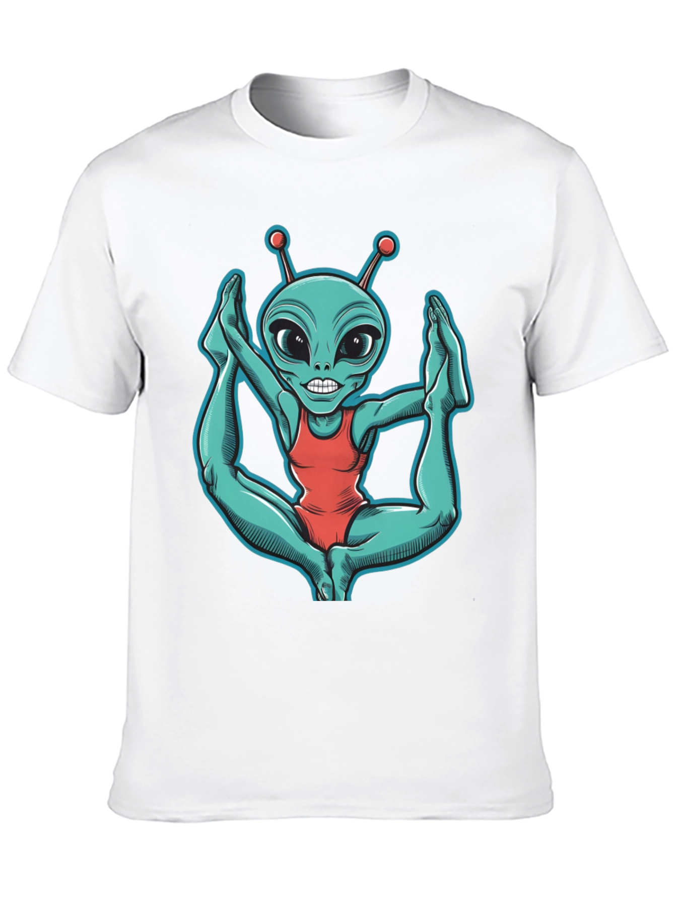 Alien Yoga T-Shirt - Funny Extraterrestrial Tee