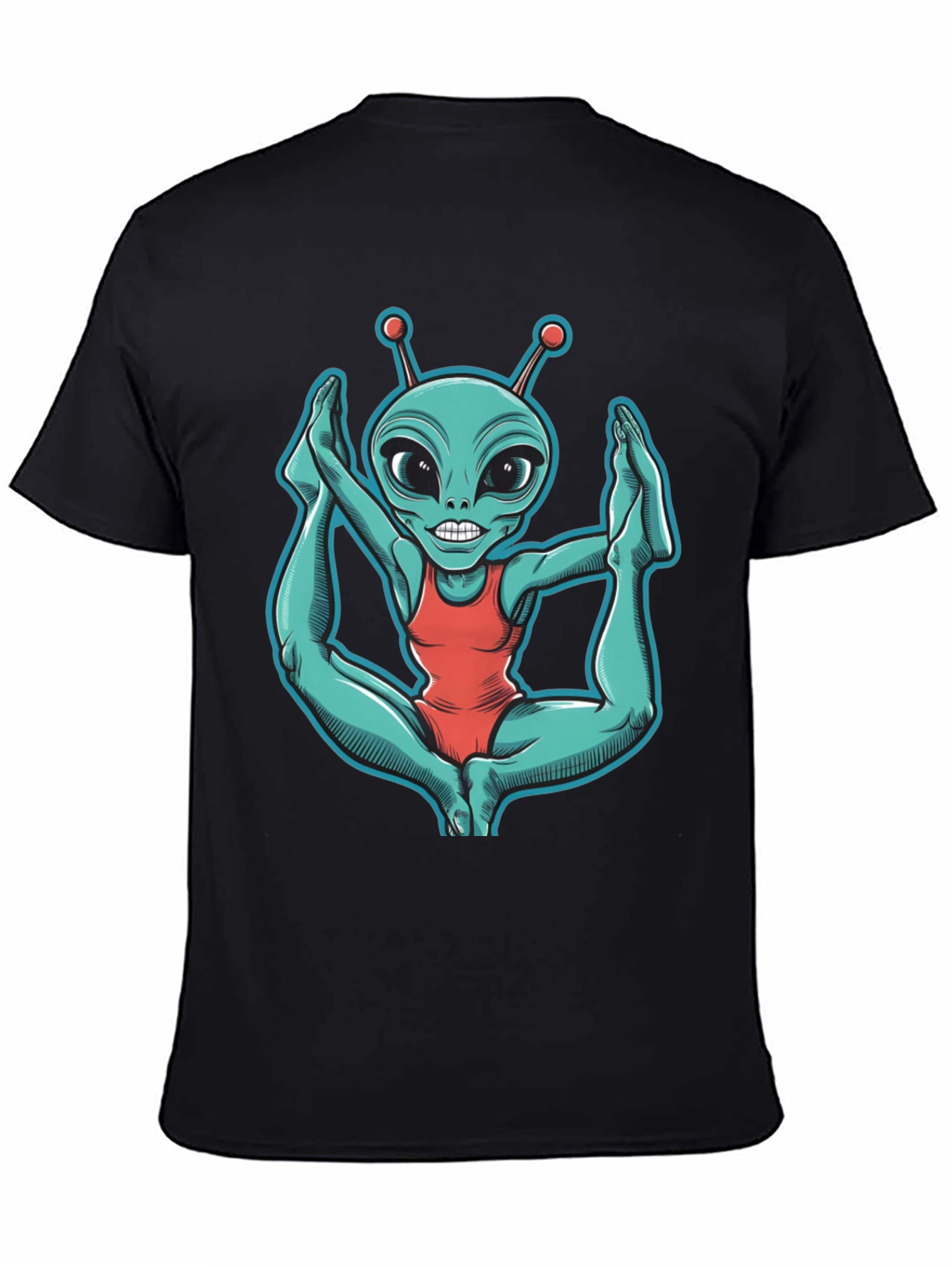 Alien Yoga T-Shirt - Funny Extraterrestrial Tee