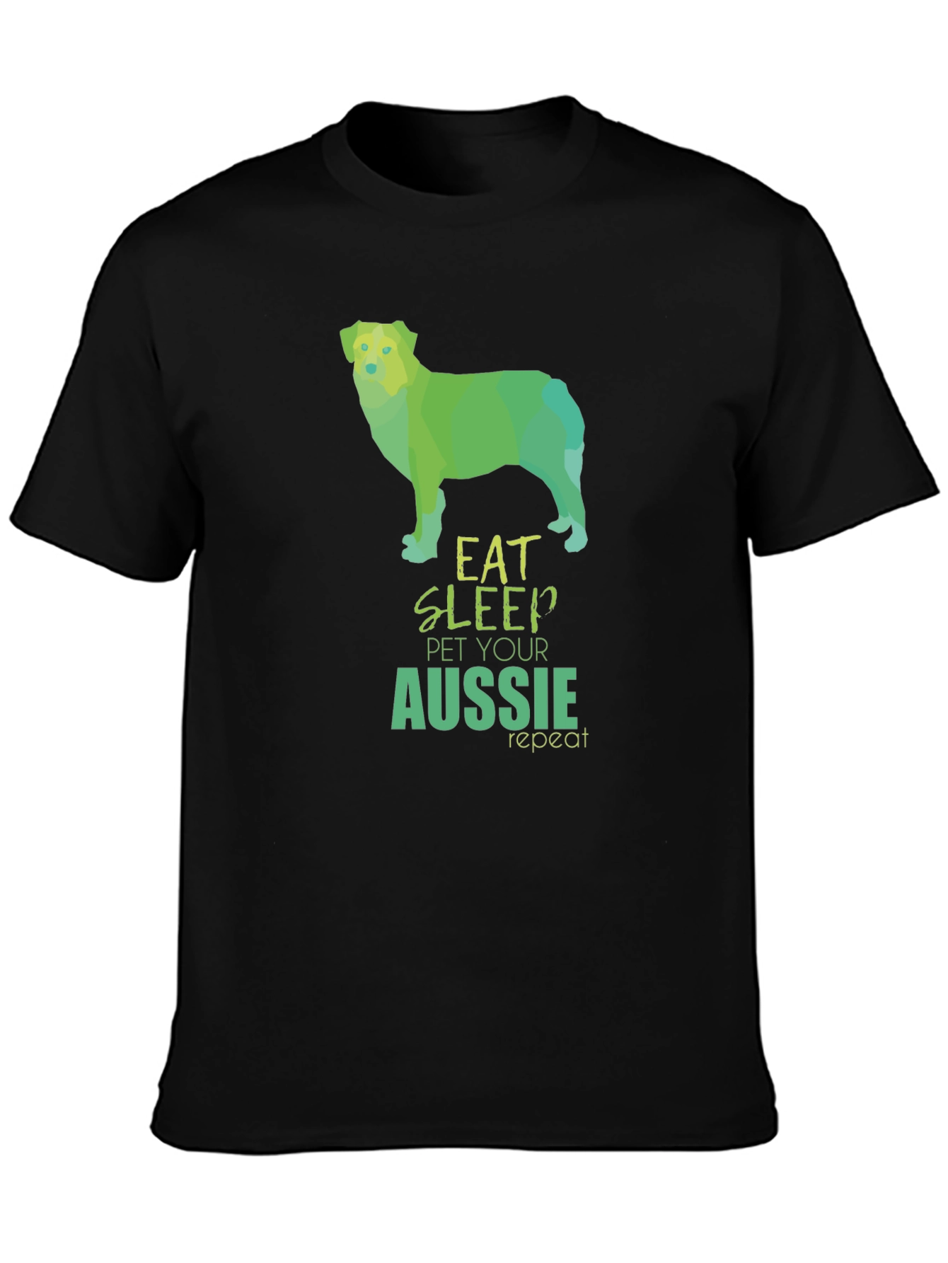 Eat Sleep Pet Aussie Repeat T-Shirt
