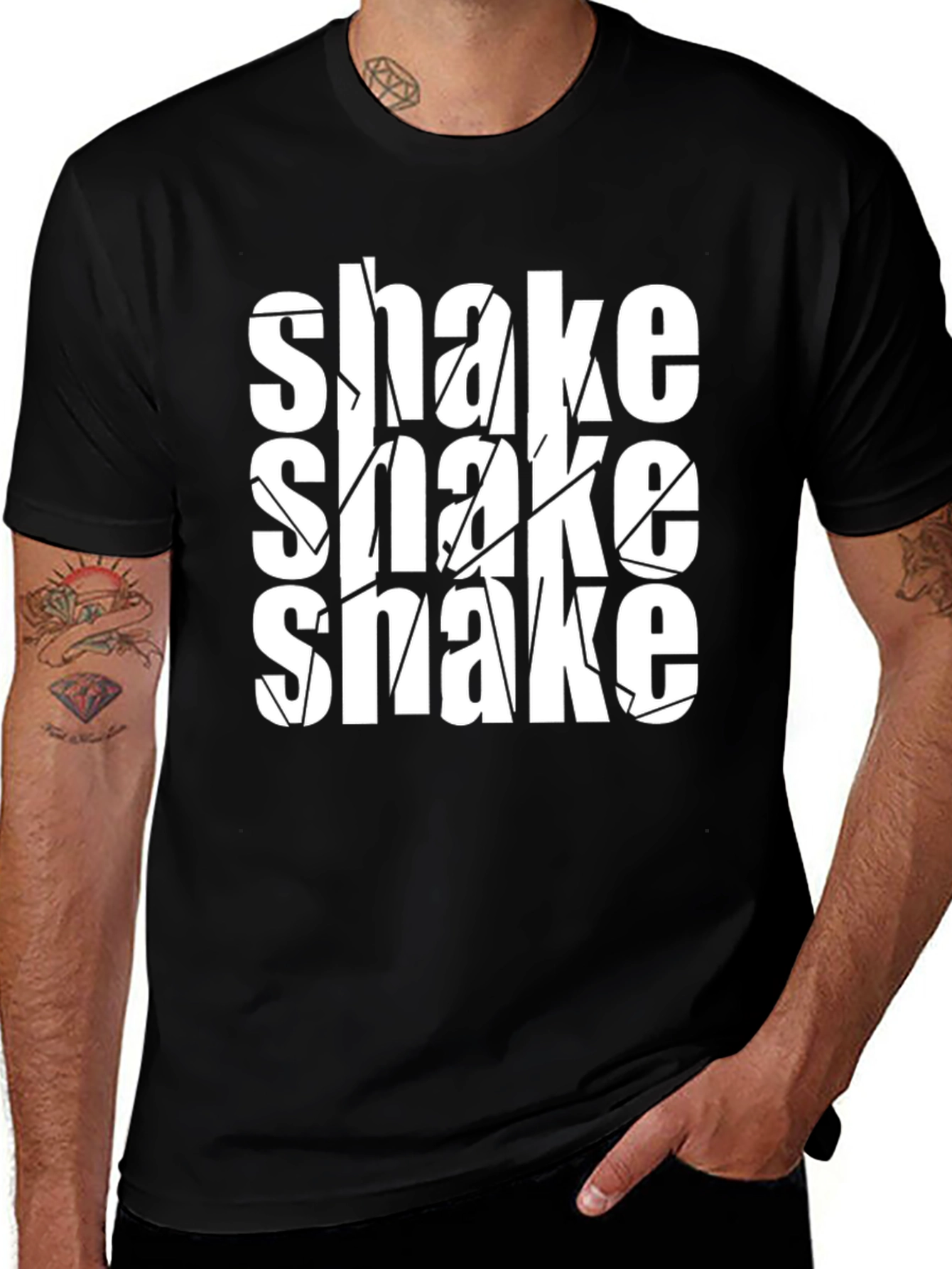 Shake Snake T-Shirt - Cool Graphic Tee