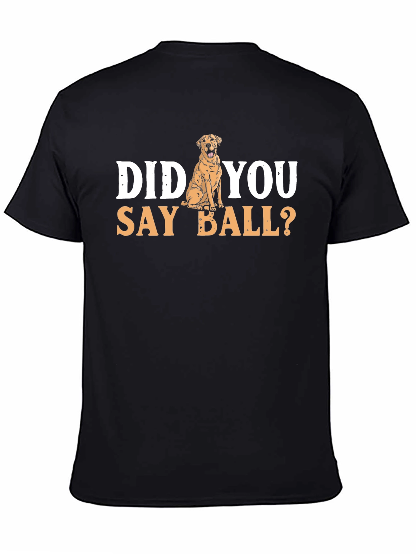 Dog Lover T-Shirt: Did You Say Ball? Novelty Tee