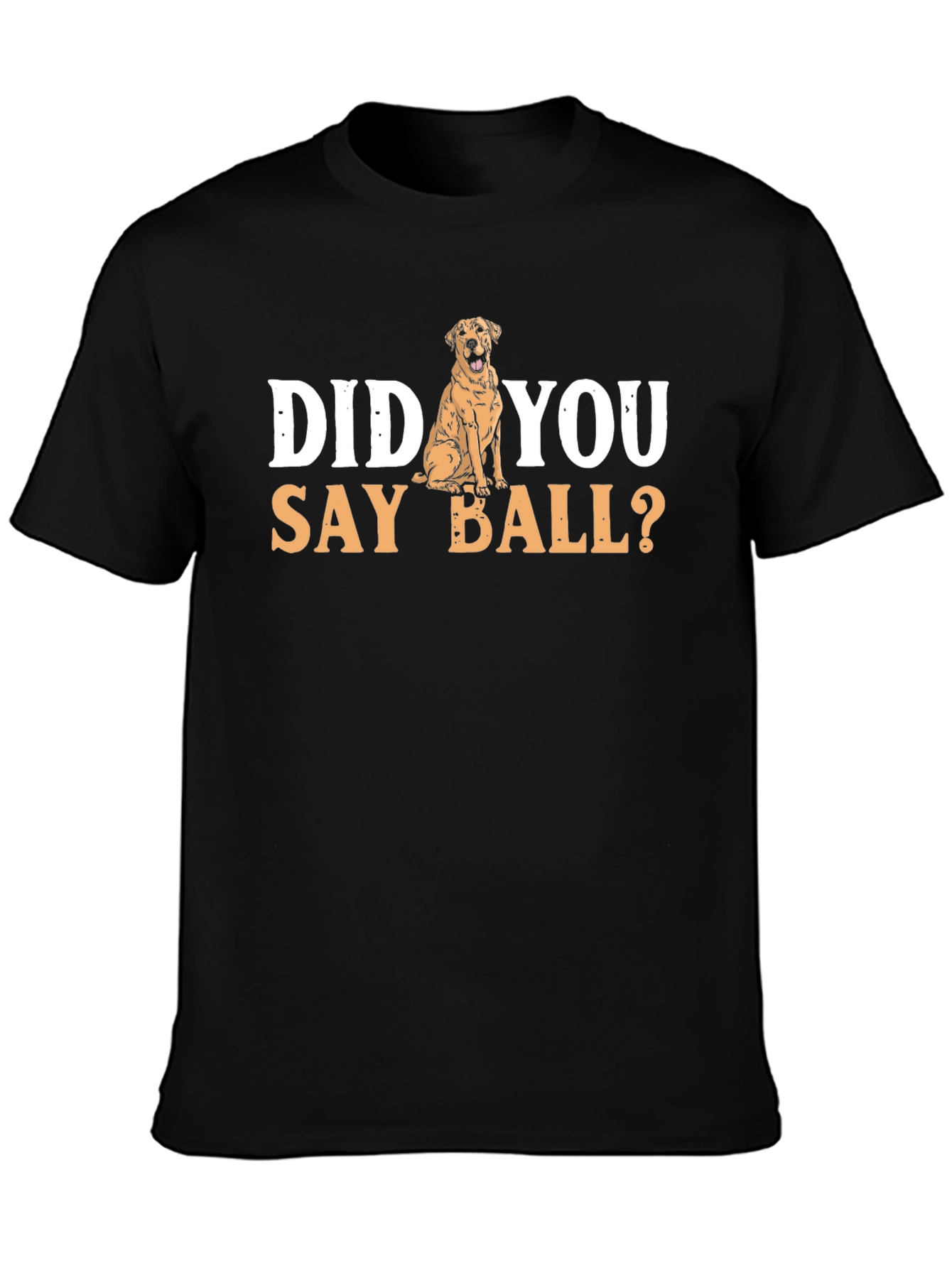 Dog Lover T-Shirt: Did You Say Ball? Novelty Tee