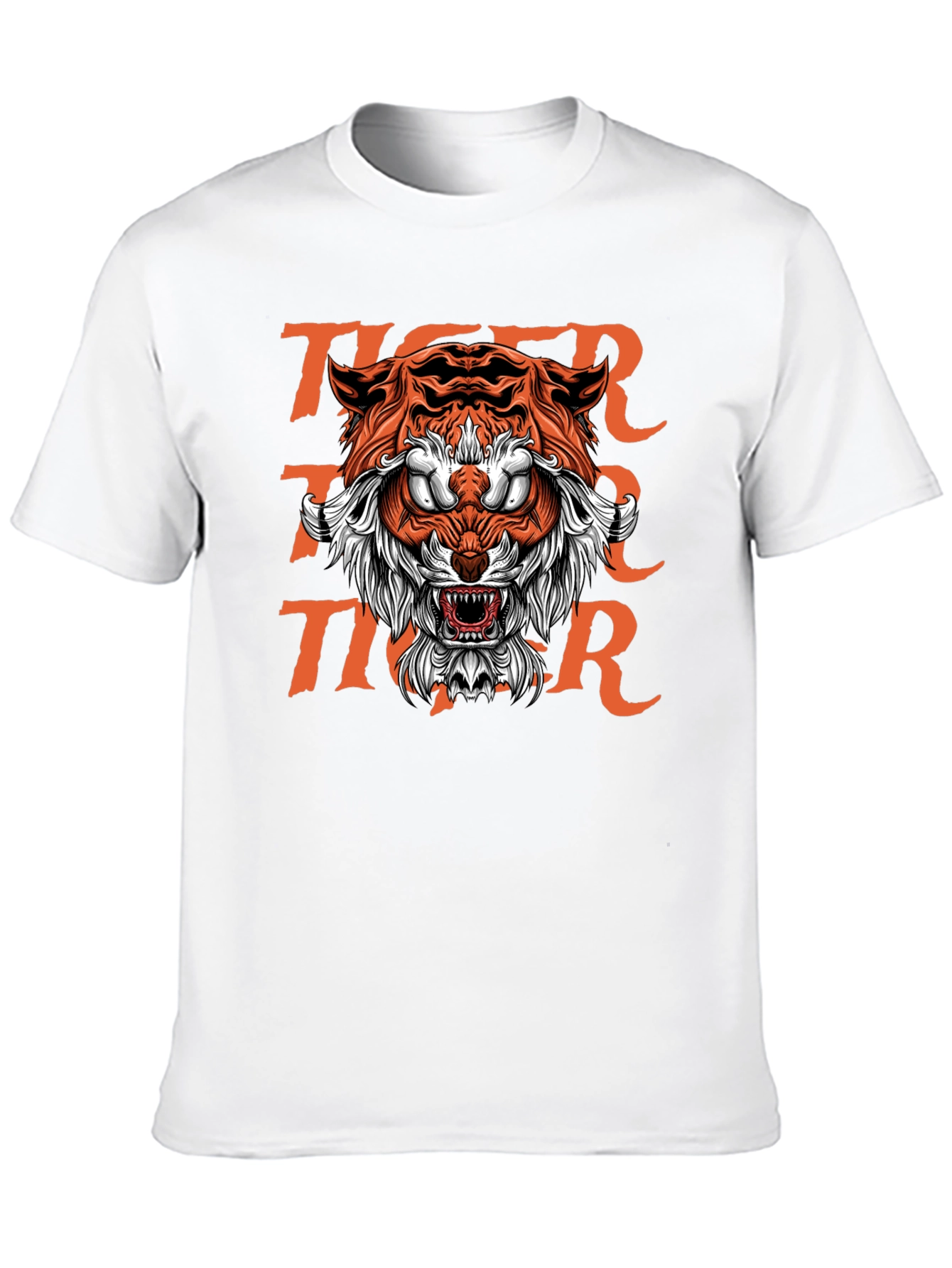 Bold Tiger Graphic Tee - Fierce Streetwear