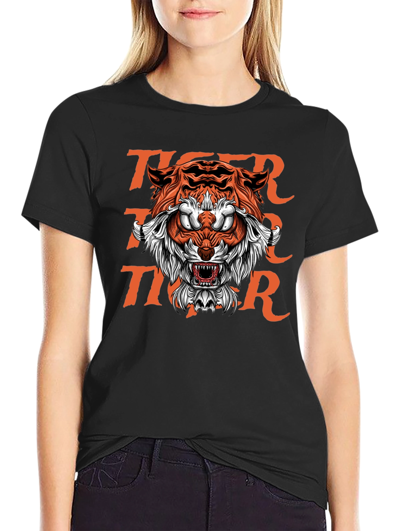 Bold Tiger Graphic Tee - Fierce Streetwear