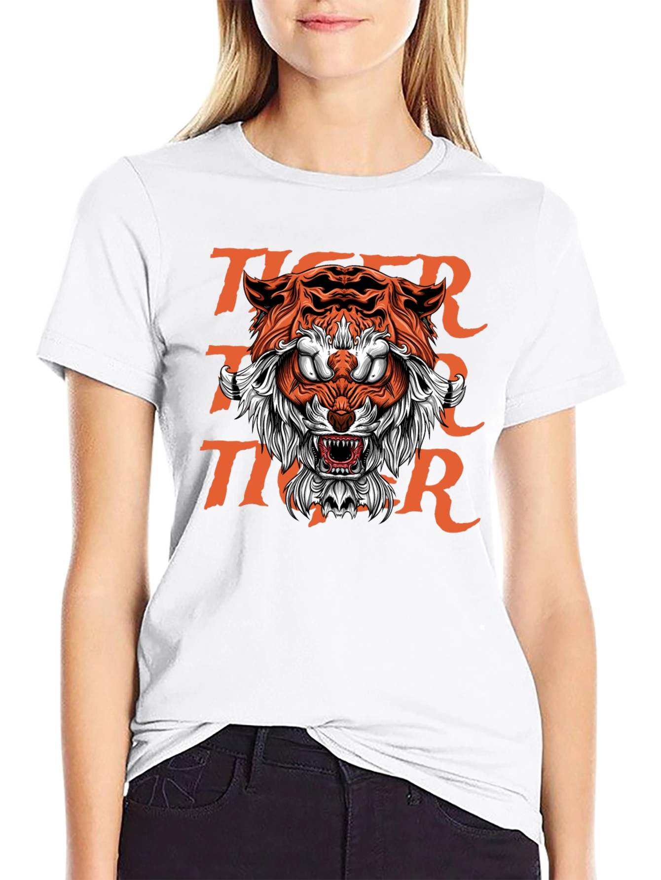 Bold Tiger Graphic Tee - Fierce Streetwear