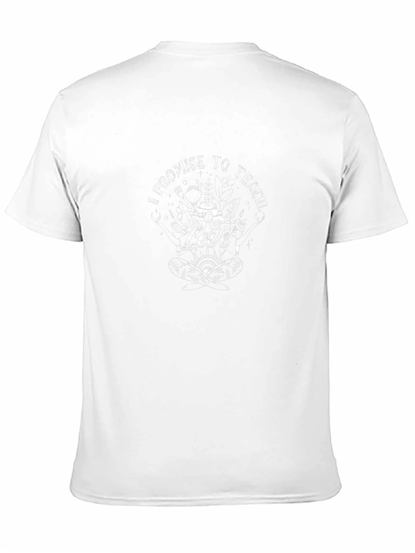 I Promise to Teach Love Black Graphic T-Shirt