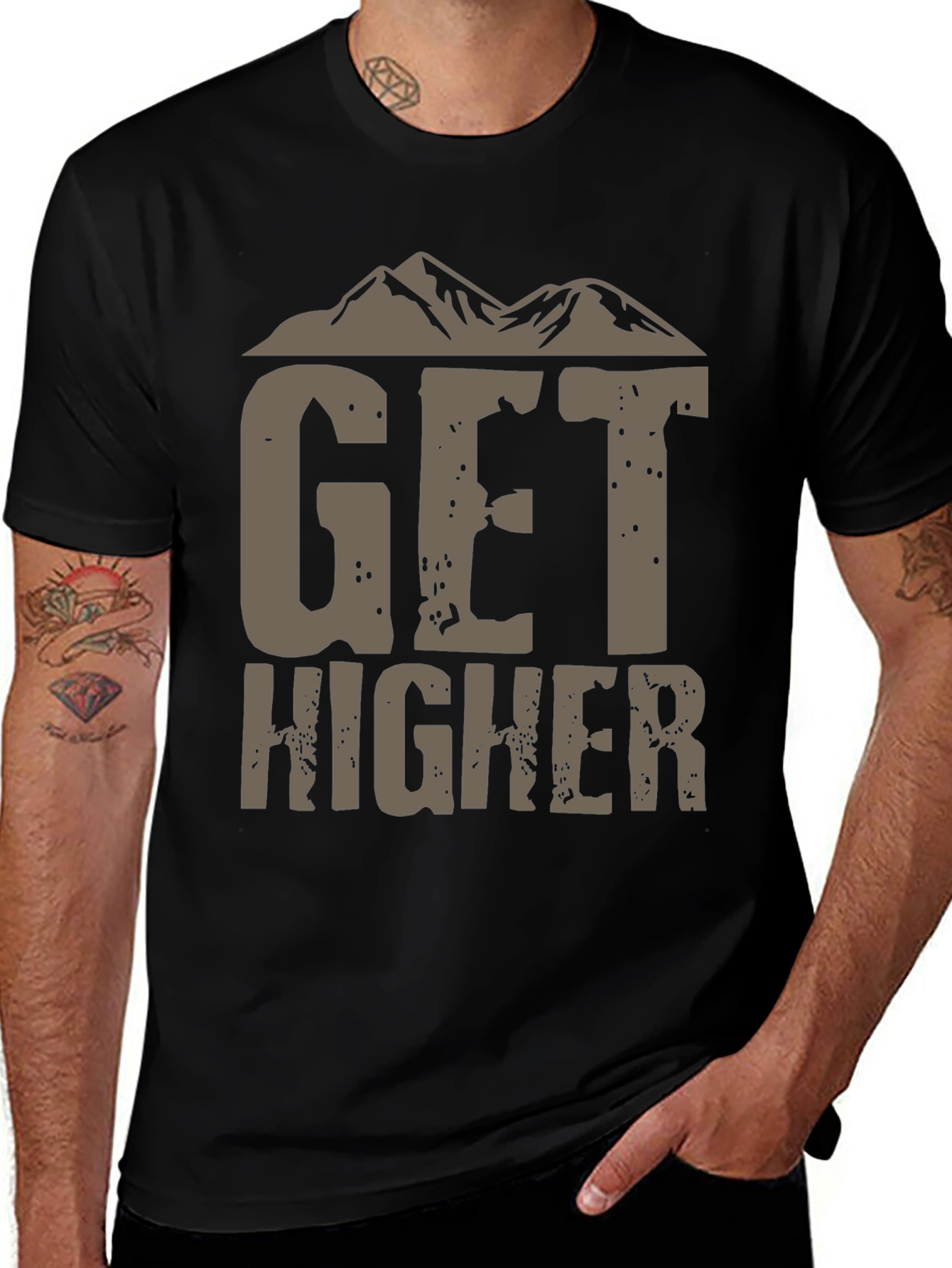 Get Higher Mountain T-Shirt - Adventure Tee