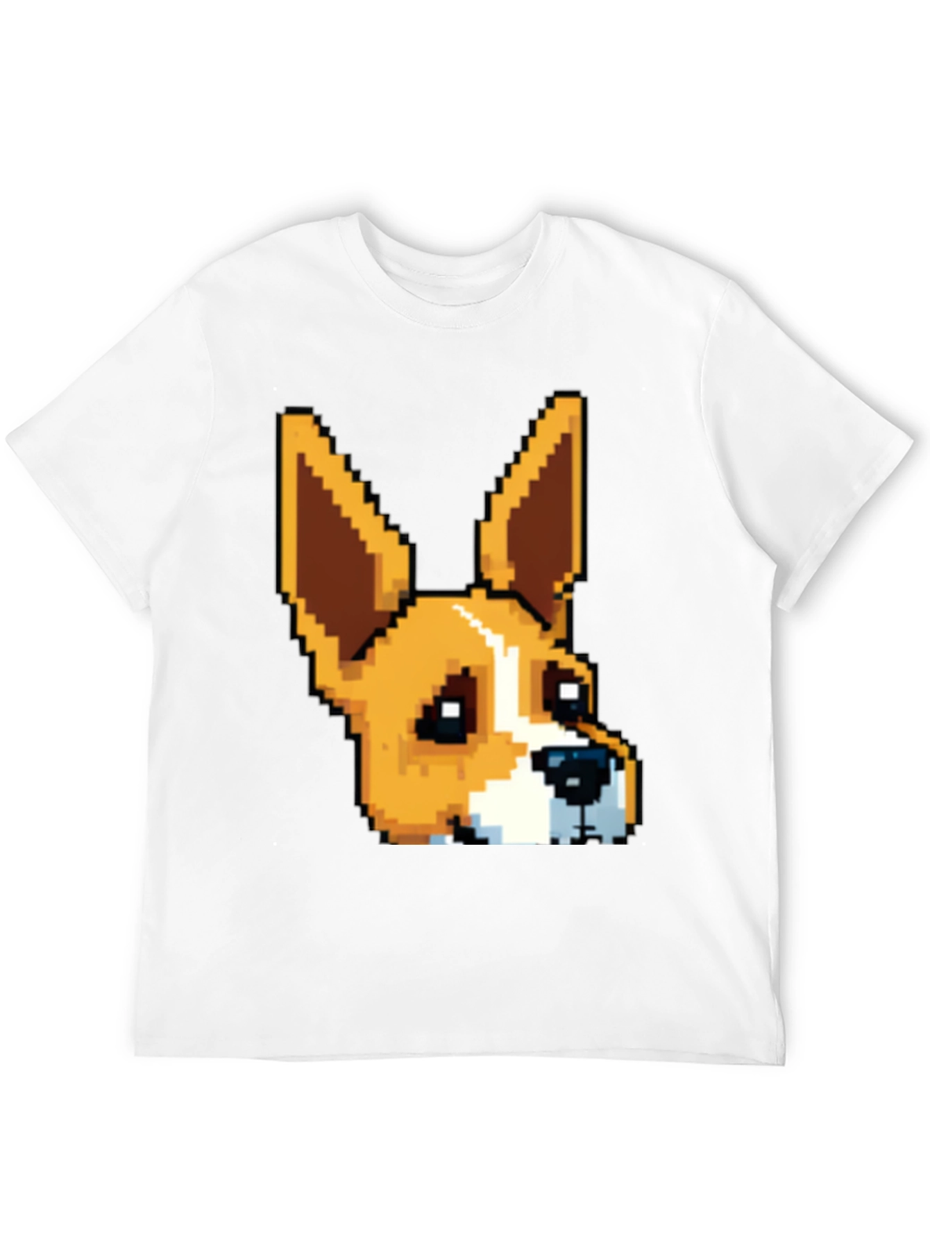 Pixel Art Dog T-Shirt - Cute Graphic Tee