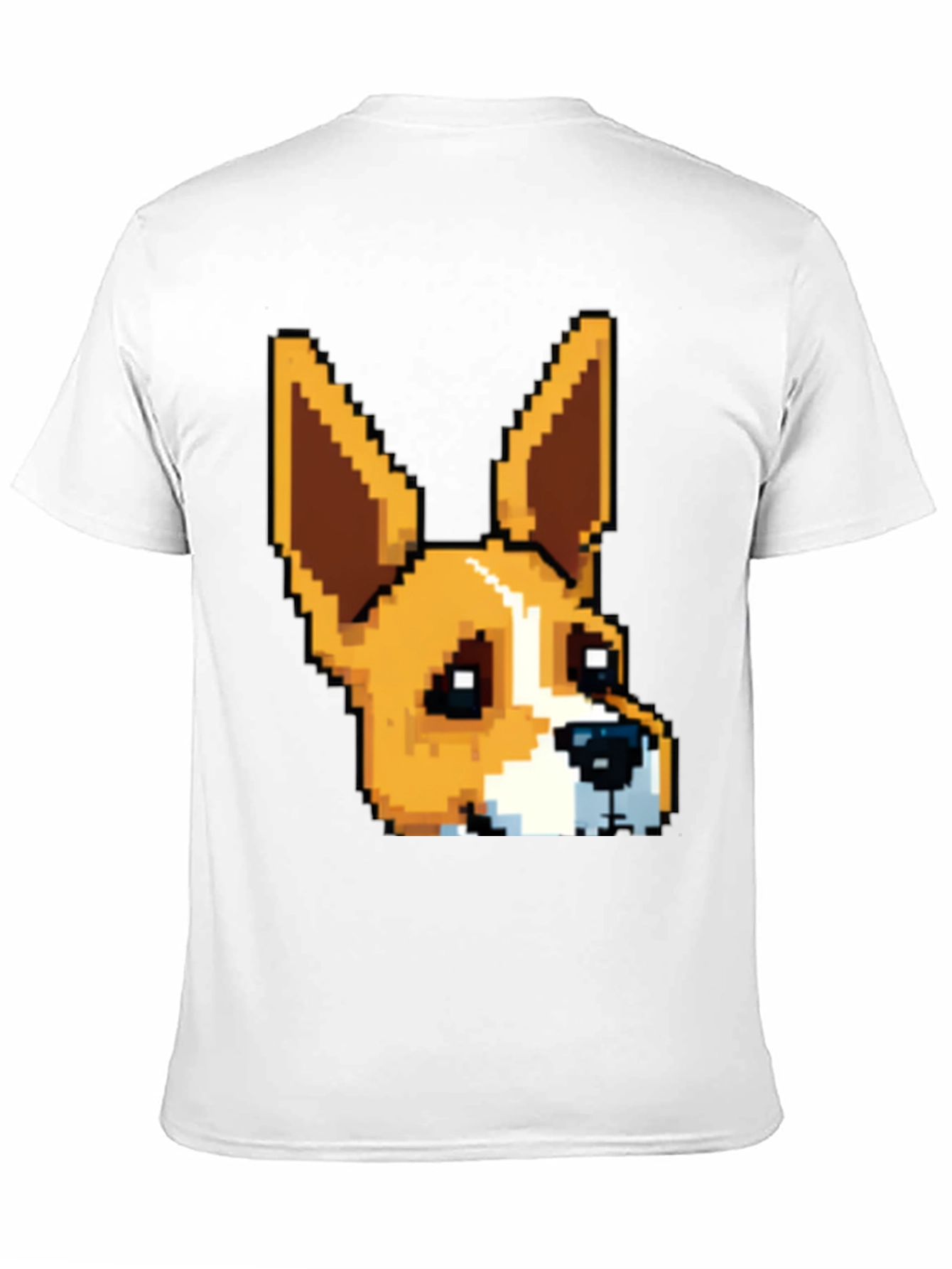 Pixel Art Dog T-Shirt - Cute Graphic Tee