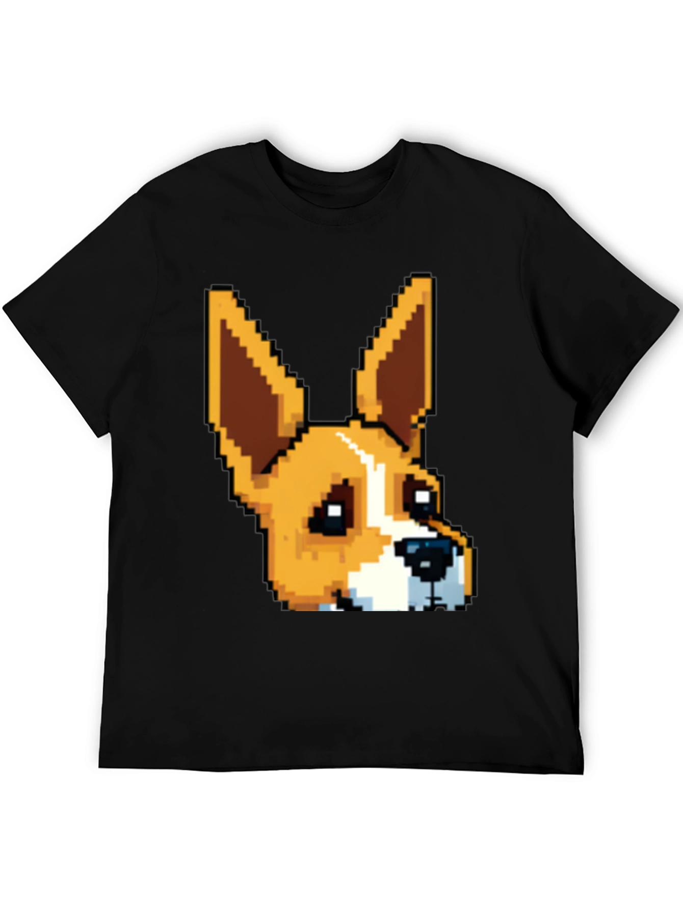 Pixel Art Dog T-Shirt - Cute Graphic Tee