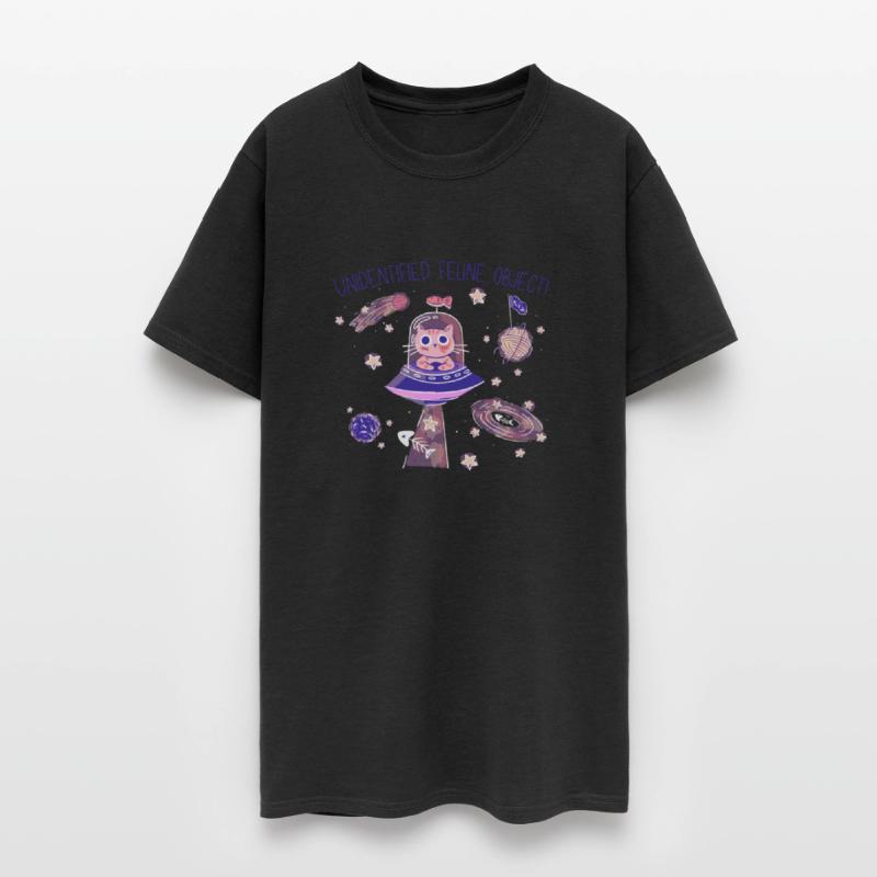 UFO Unidentified Feline Object Funny Cat In Space