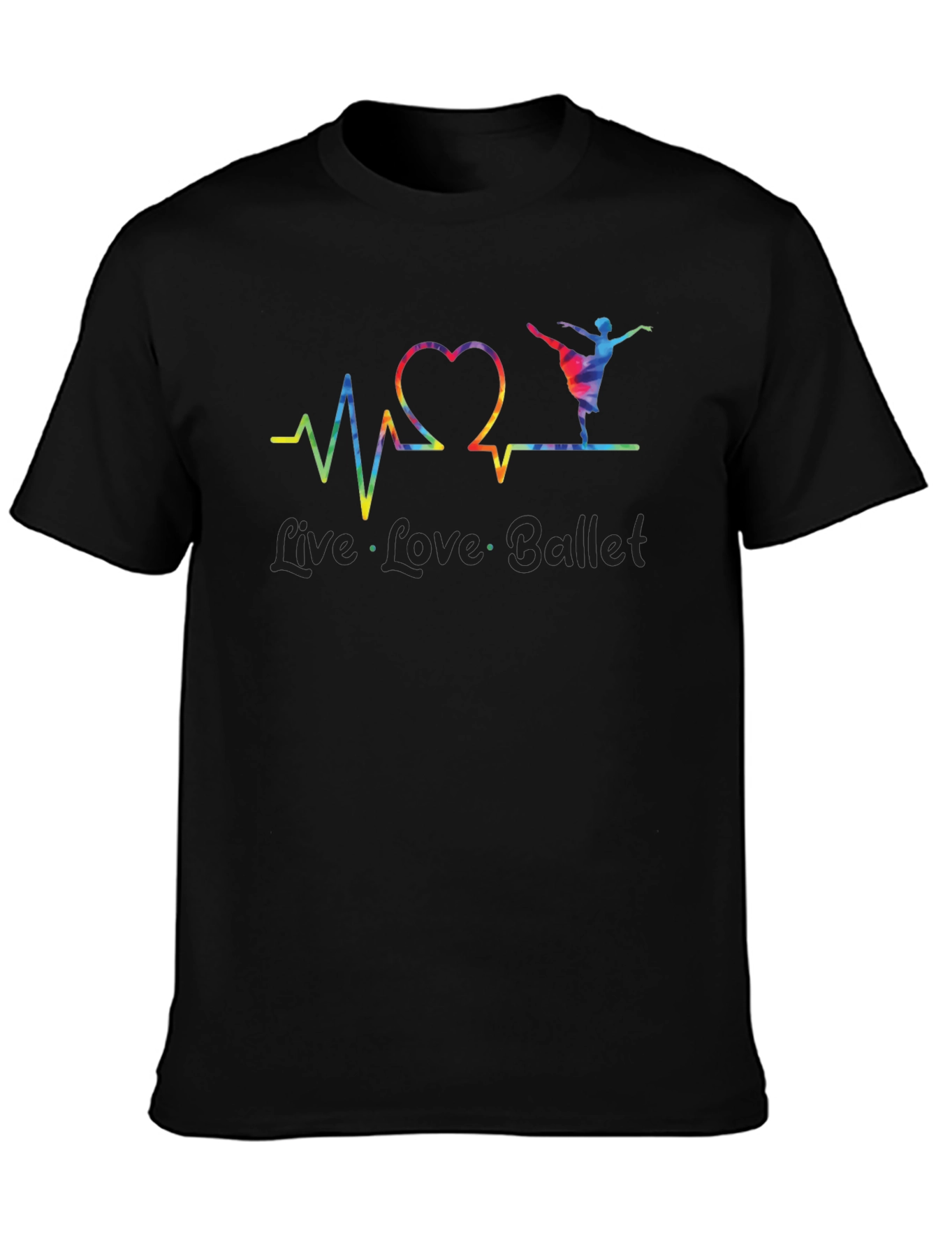 Live Love Ballet Heartbeat Graphic Tee