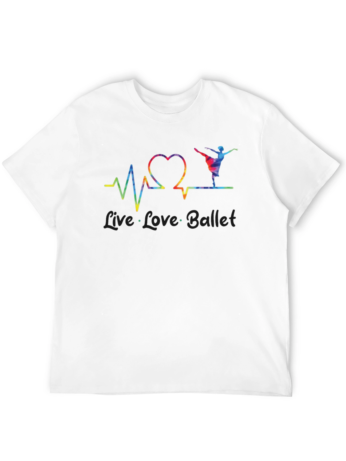 Live Love Ballet Heartbeat Graphic Tee