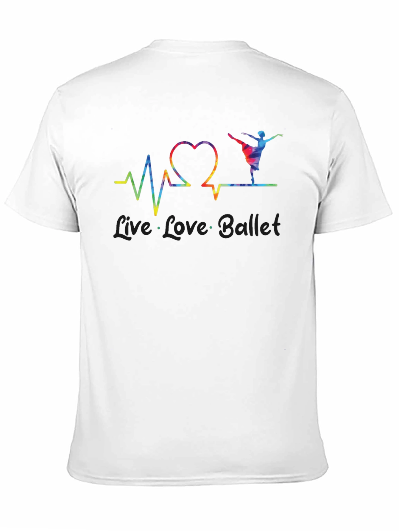 Live Love Ballet Heartbeat Graphic Tee
