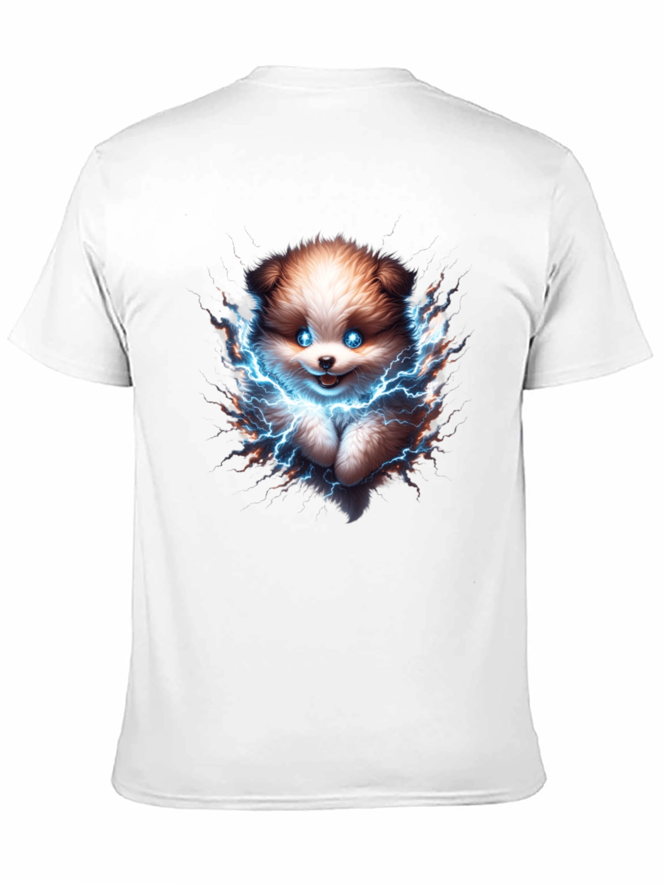 Electric Puppy T-Shirt - Black Cotton Tee