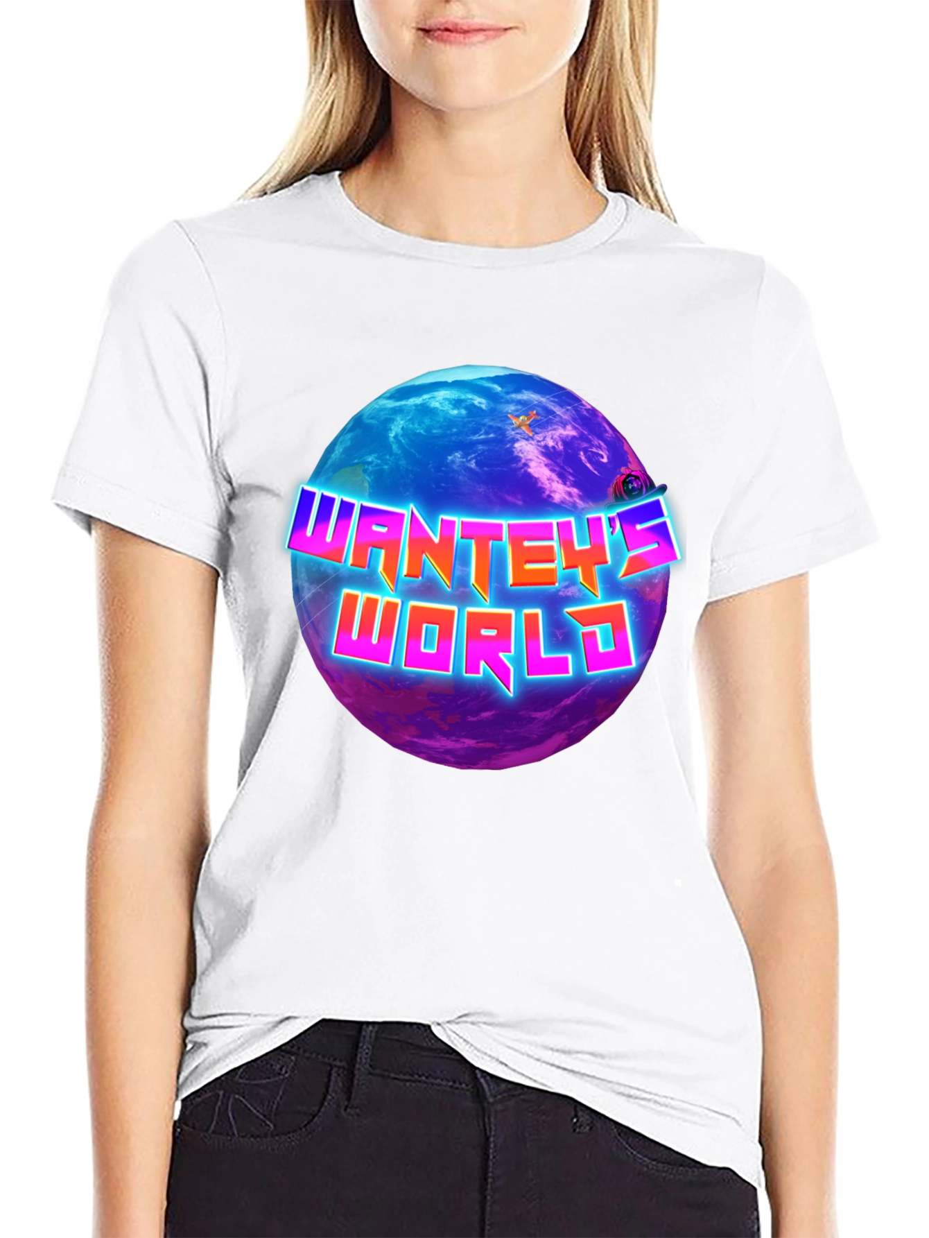Wanteys World Graphic Tee - Black