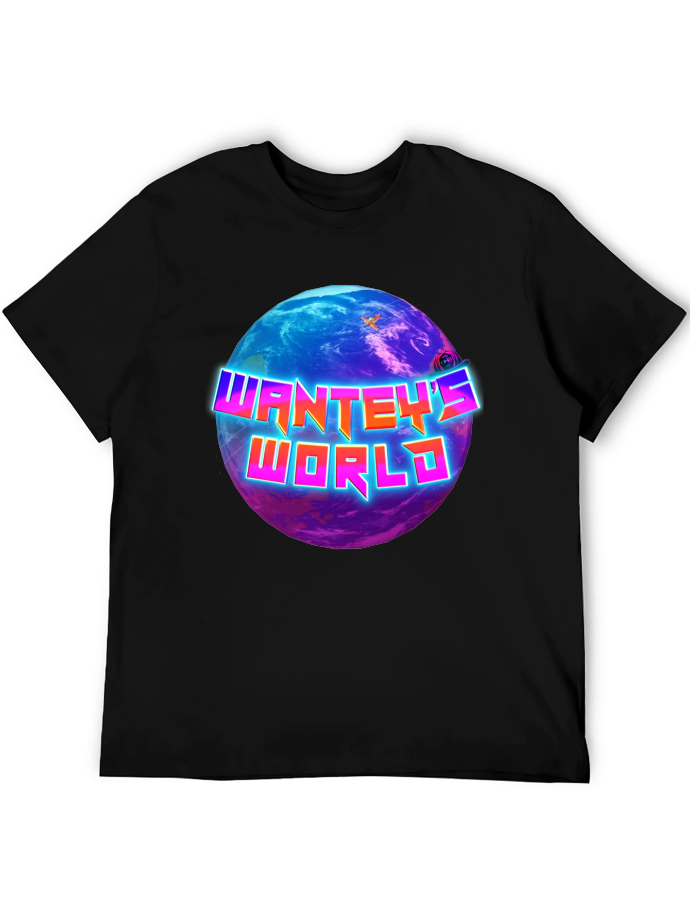 Wanteys World Graphic Tee - Black