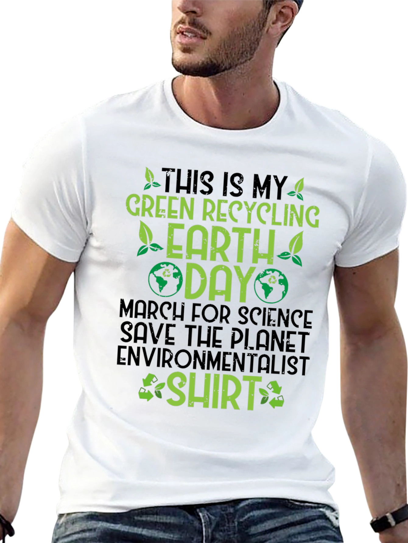 Green Recycling Earth Day T-Shirt