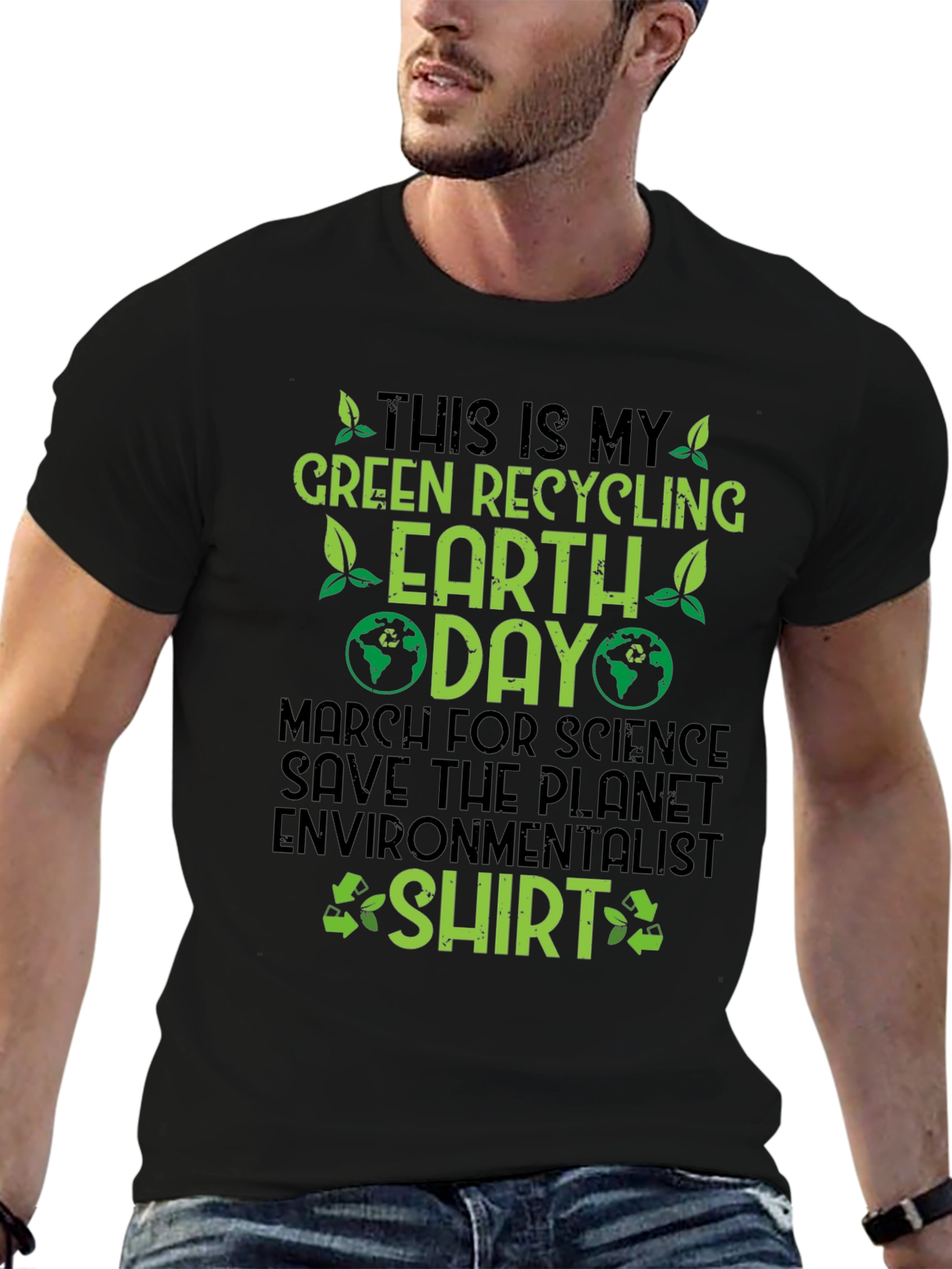 Green Recycling Earth Day T-Shirt