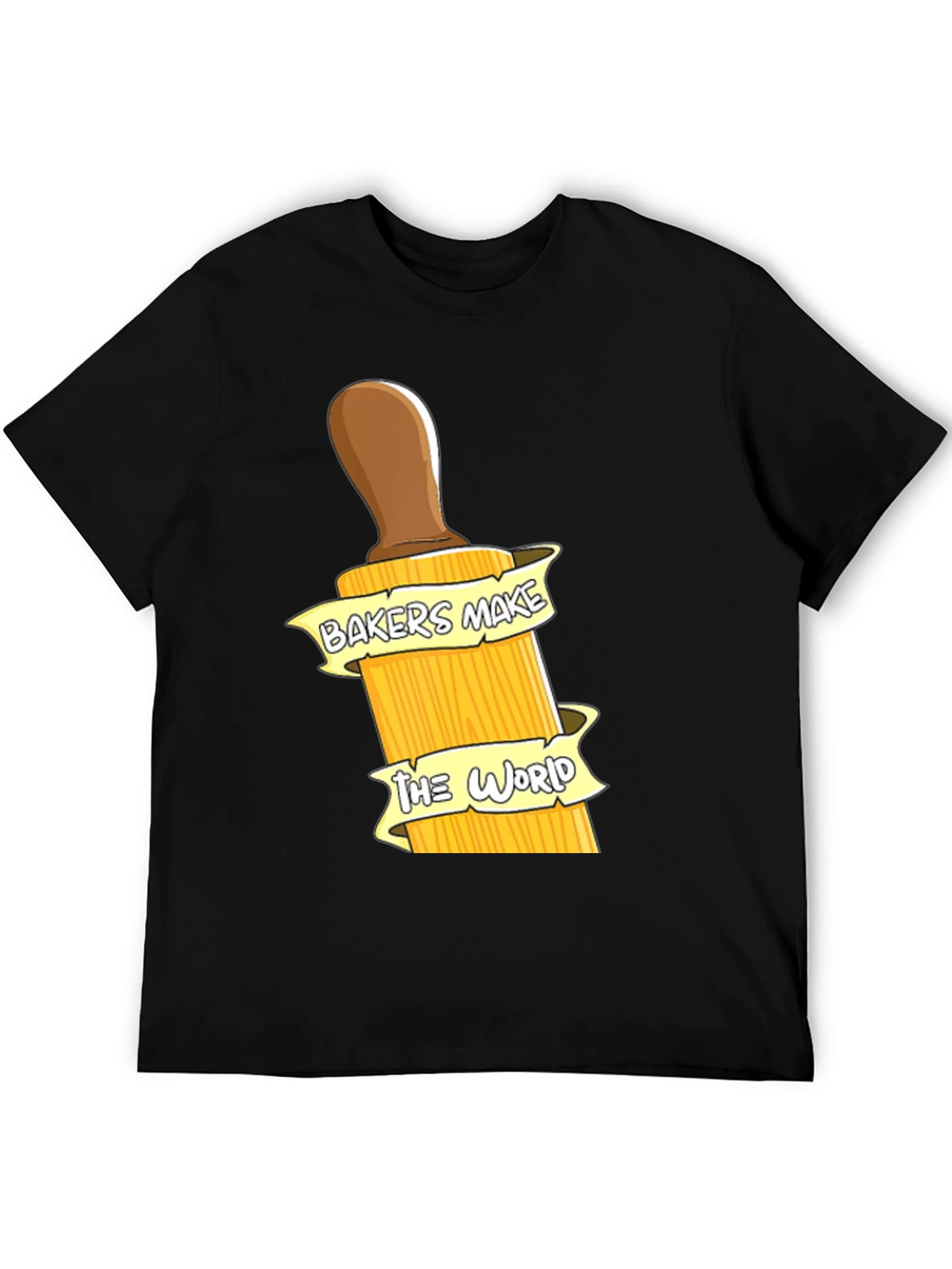 Bakers World T-Shirt - Rolling Pin Graphic