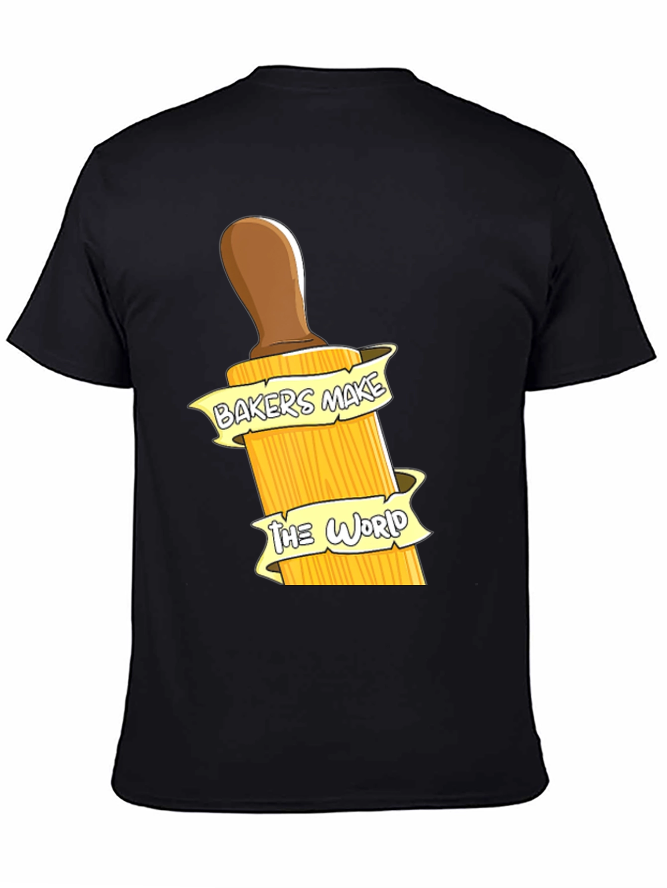 Bakers World T-Shirt - Rolling Pin Graphic