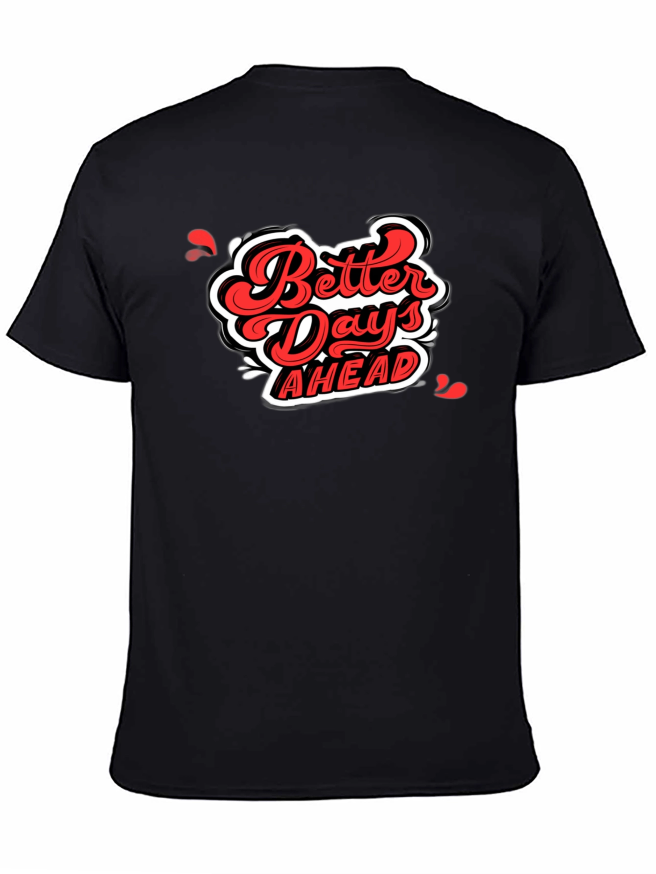 Better Days Ahead Graphic Tee - Black